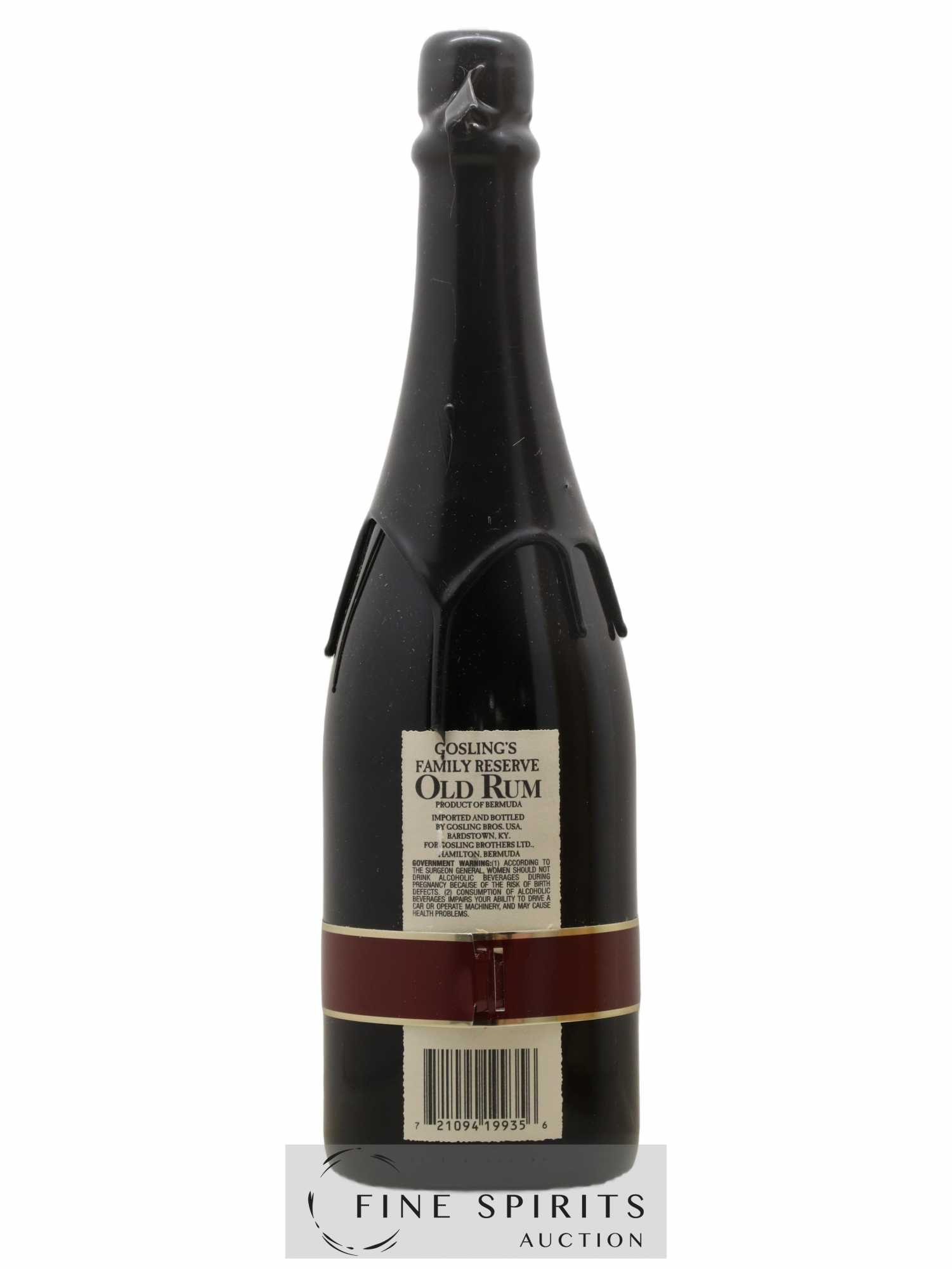 Gosling's Of. Family Reserve  (sans prix de réserve) - Lot de 1 bouteille - 2