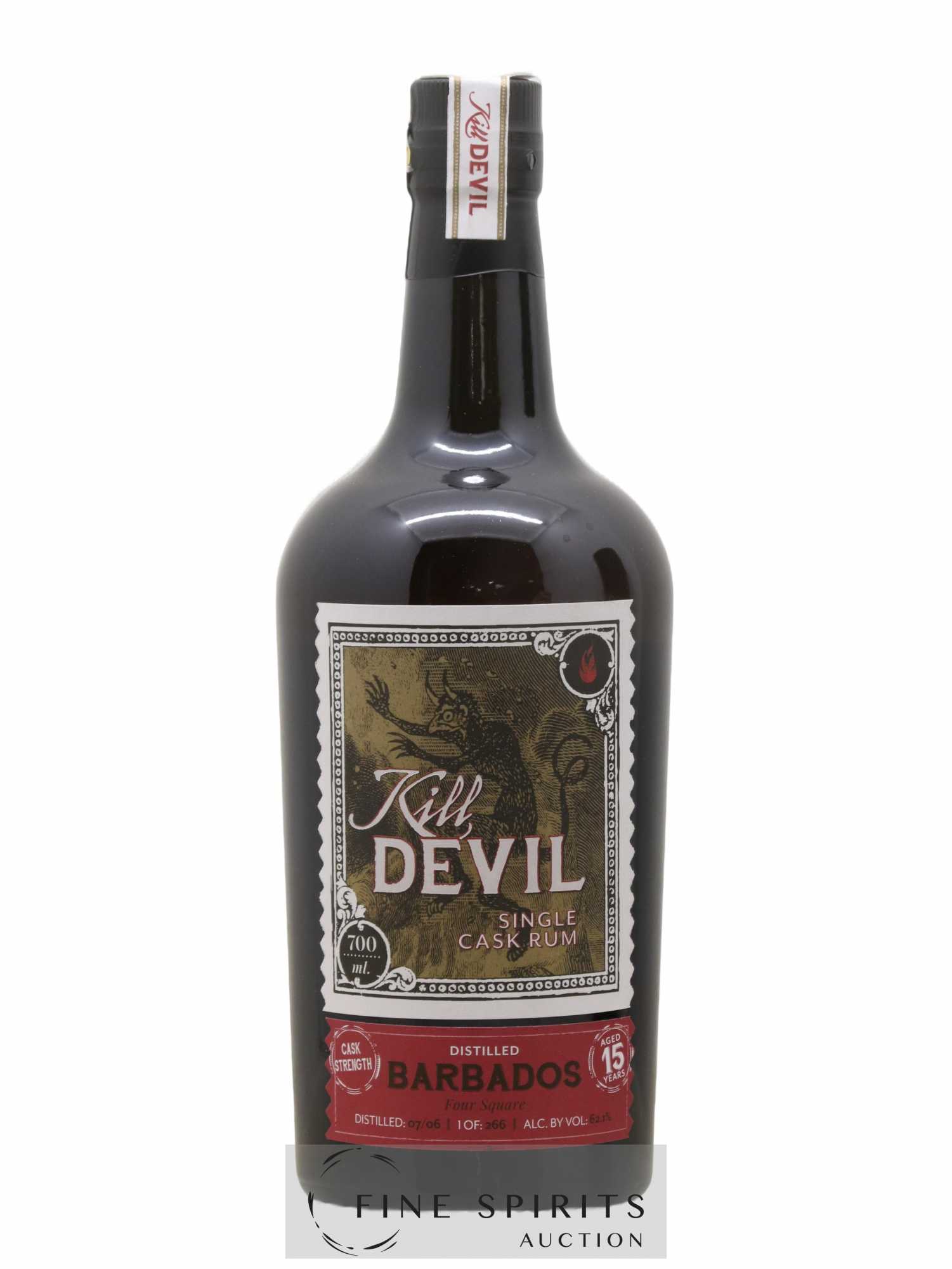 Kill Devil 15 years 2006 Edition Spirits One of 266 - Lot de 1 bouteille - 1