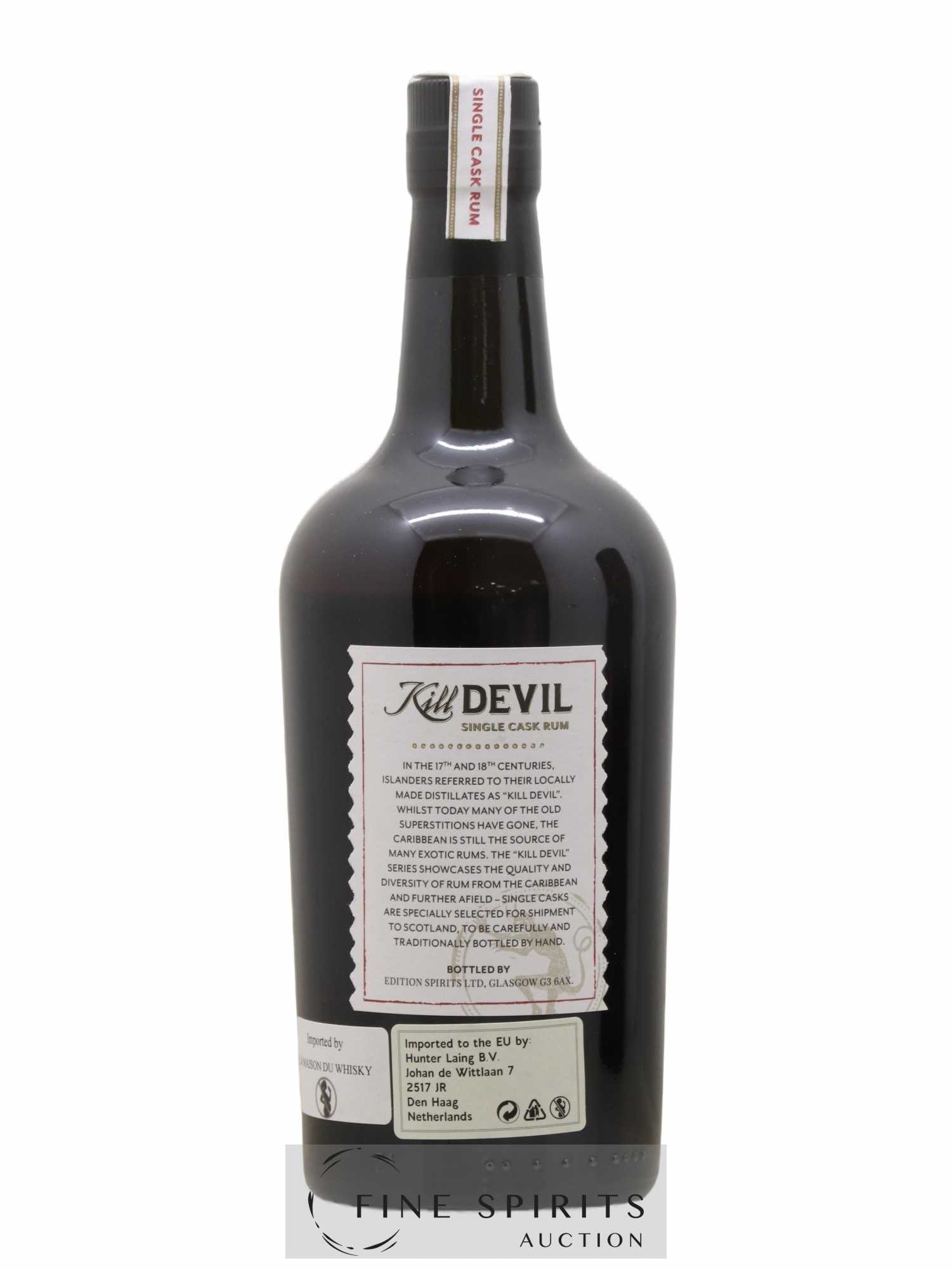 Kill Devil 15 years 2006 Edition Spirits One of 266 - Lot de 1 bouteille - 2