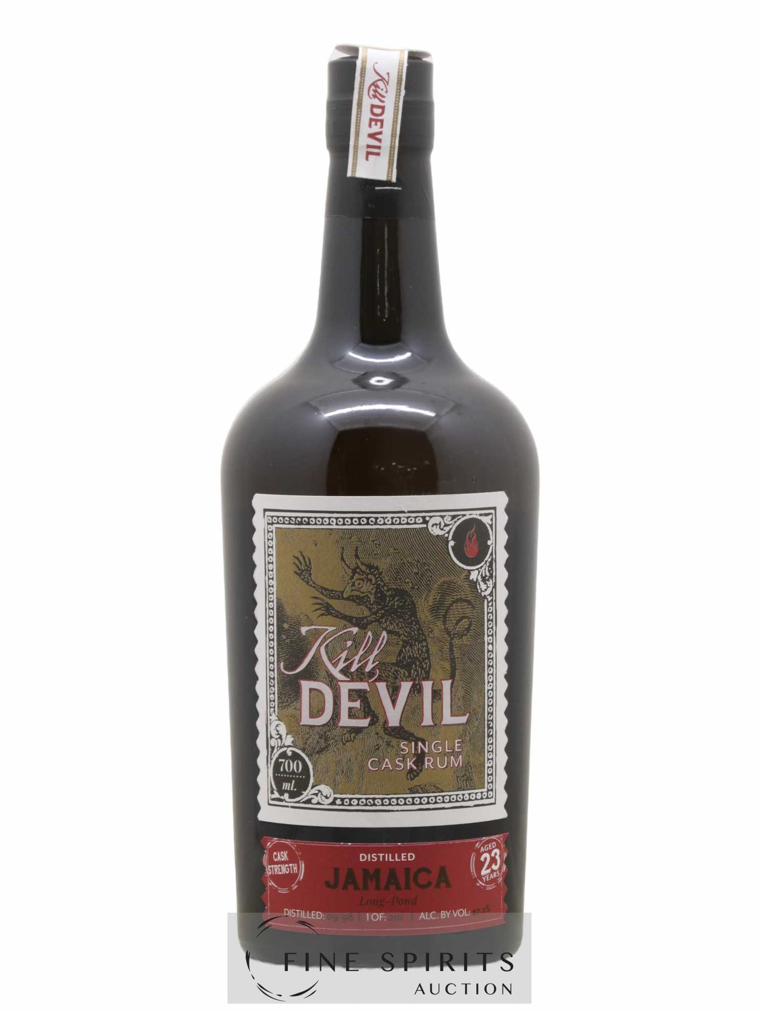 Kill Devil 23 years 1998 Edition Spirits One of 210 - Lot de 1 bouteille - 1
