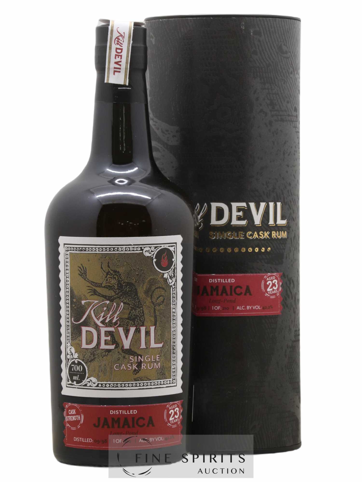 Kill Devil 23 years 1998 Edition Spirits One of 210 - Lot de 1 bouteille - 0