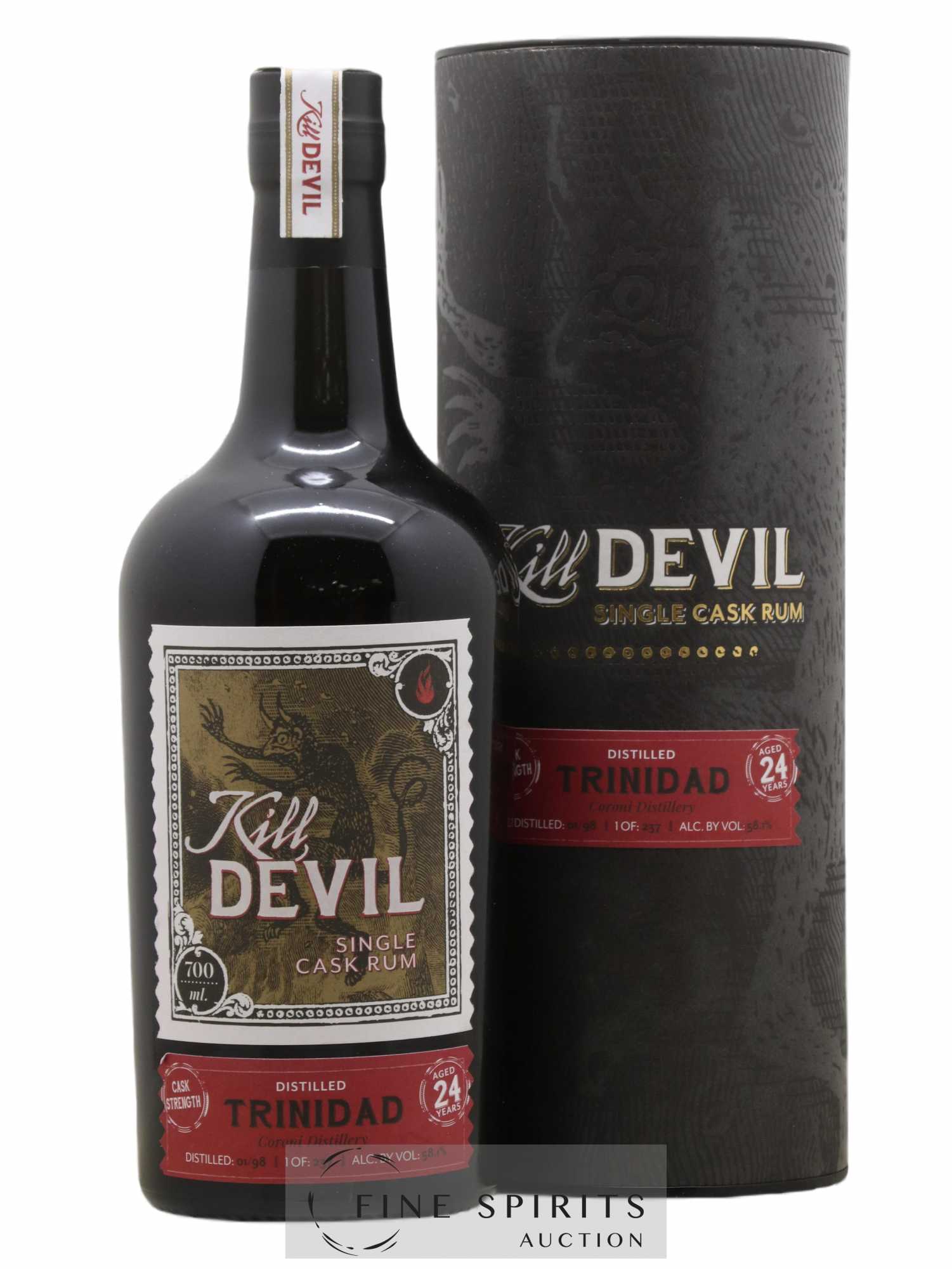 Kill Devil 24 years 1998 Edition Spirits One of 237 - Lot de 1 bouteille - 0