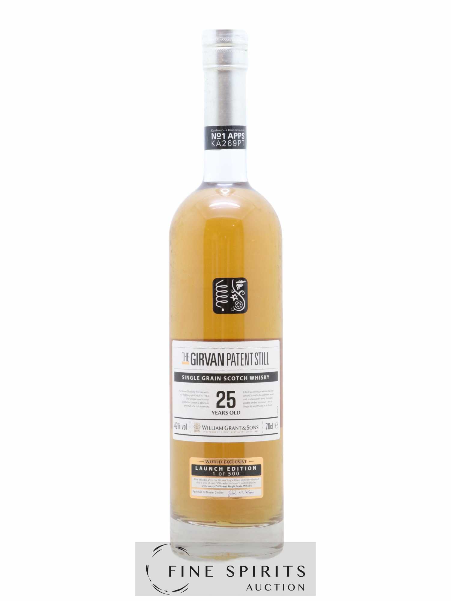 Girvan 25 years Of. Patent Still Launch Edition - One of 500 - Lot de 1 bouteille - 1