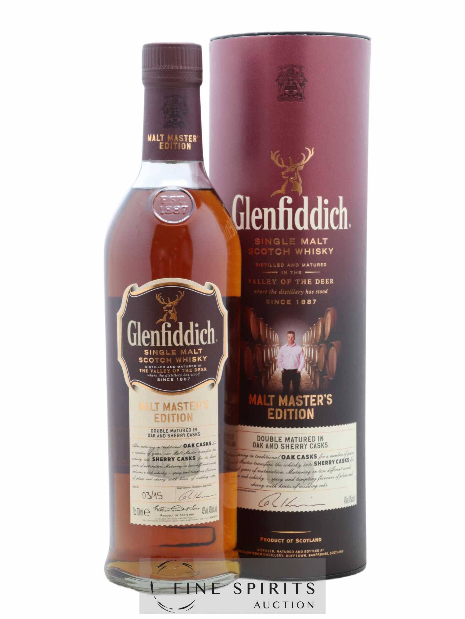 Glenfiddich Of. Malt Master's Edition Batch n°03-15 - Lot de 1 bouteille - 0
