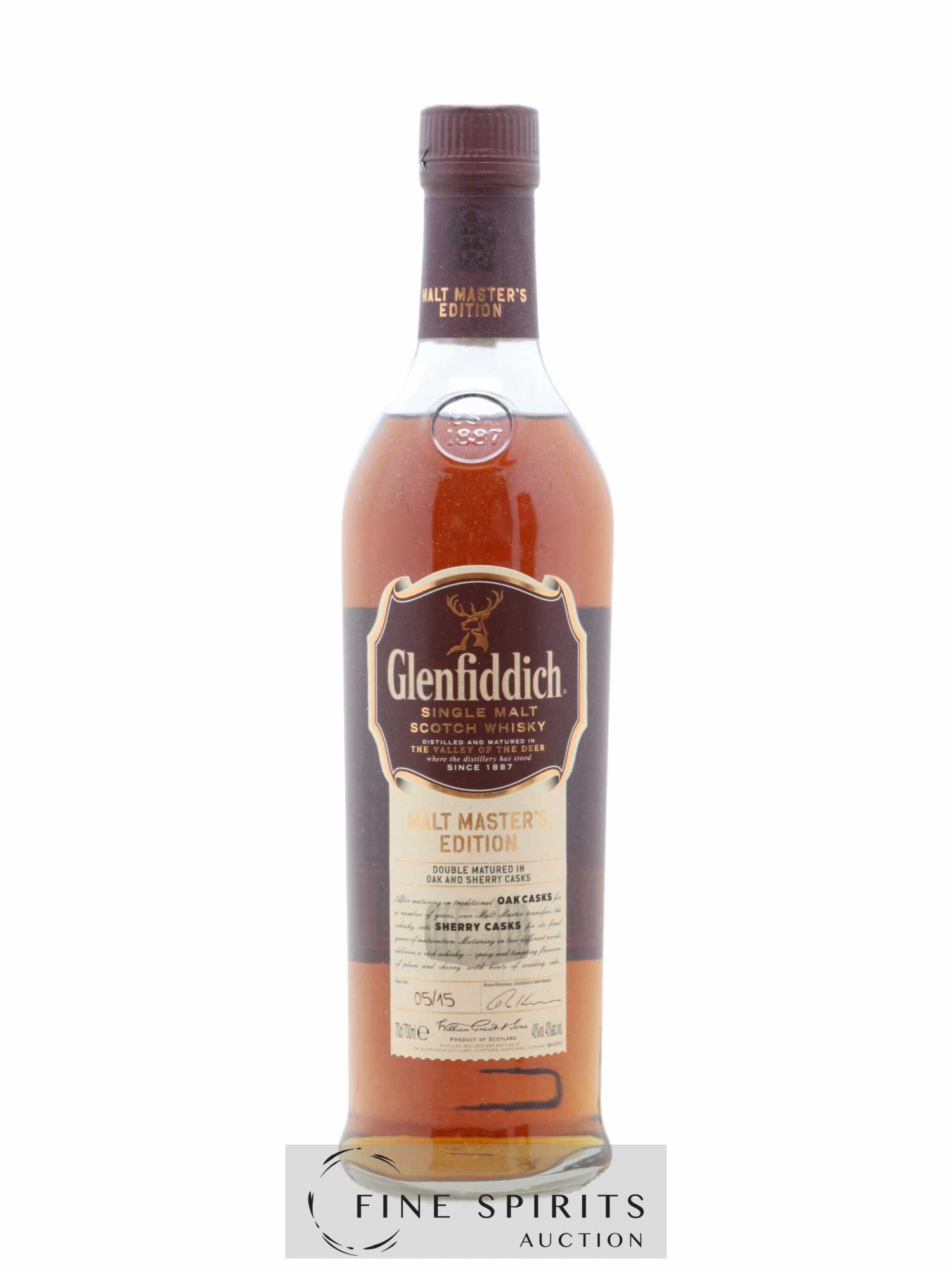 Glenfiddich Of. Malt Master's Edition Batch n°05-15 - Lot de 1 bouteille - 1