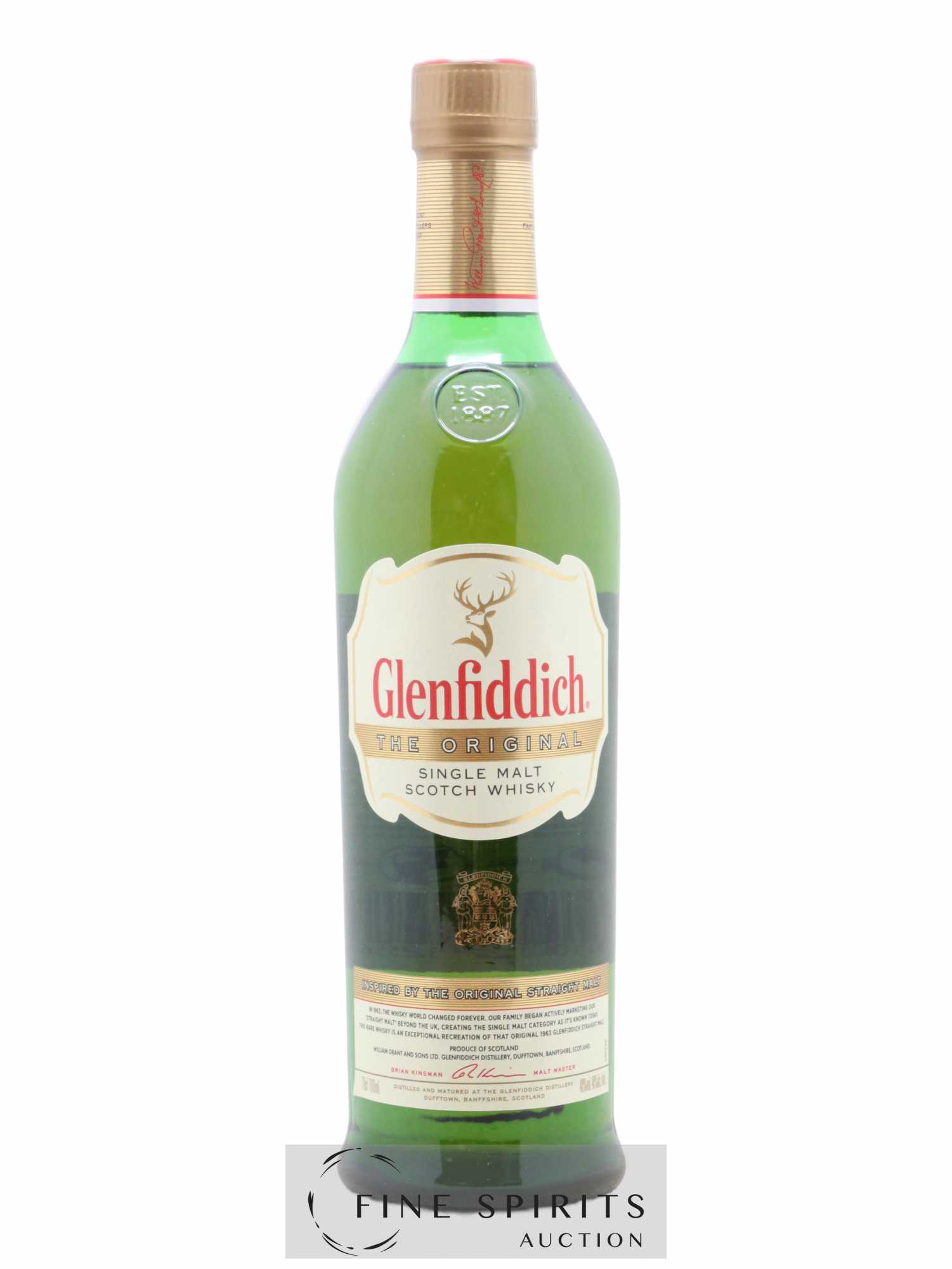 Glenfiddich Of. The Original - Lot de 1 bouteille - 1