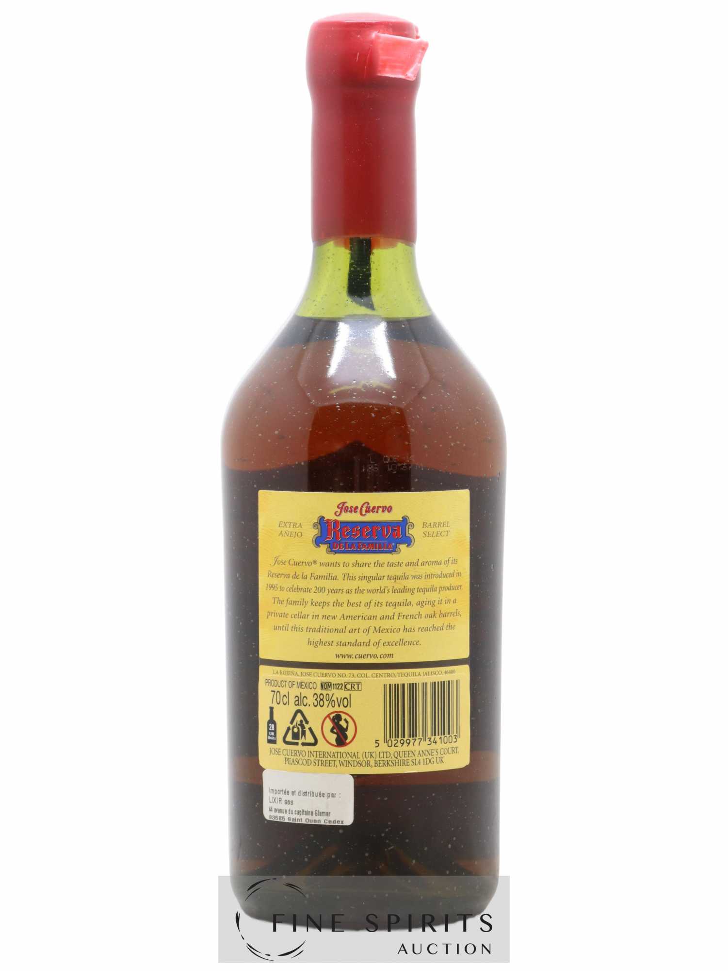 Jose Cuervo Of. Reserva de la Familia embotellado 2014 Extra Anejo - Lot of 1 bottle - 1