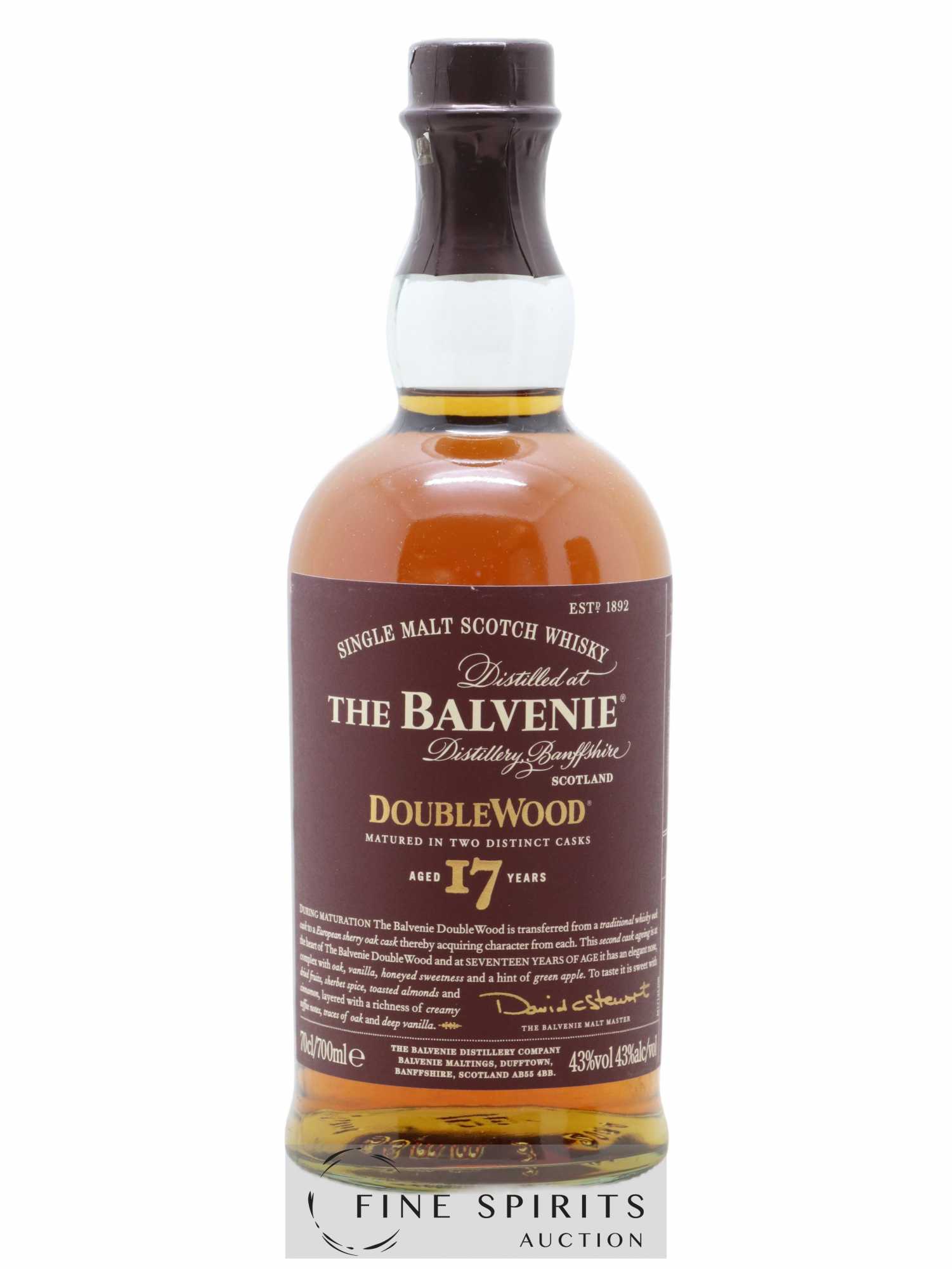 Balvenie (The) 17 years Of. Double Wood - Posten von 1 Flasche - 1
