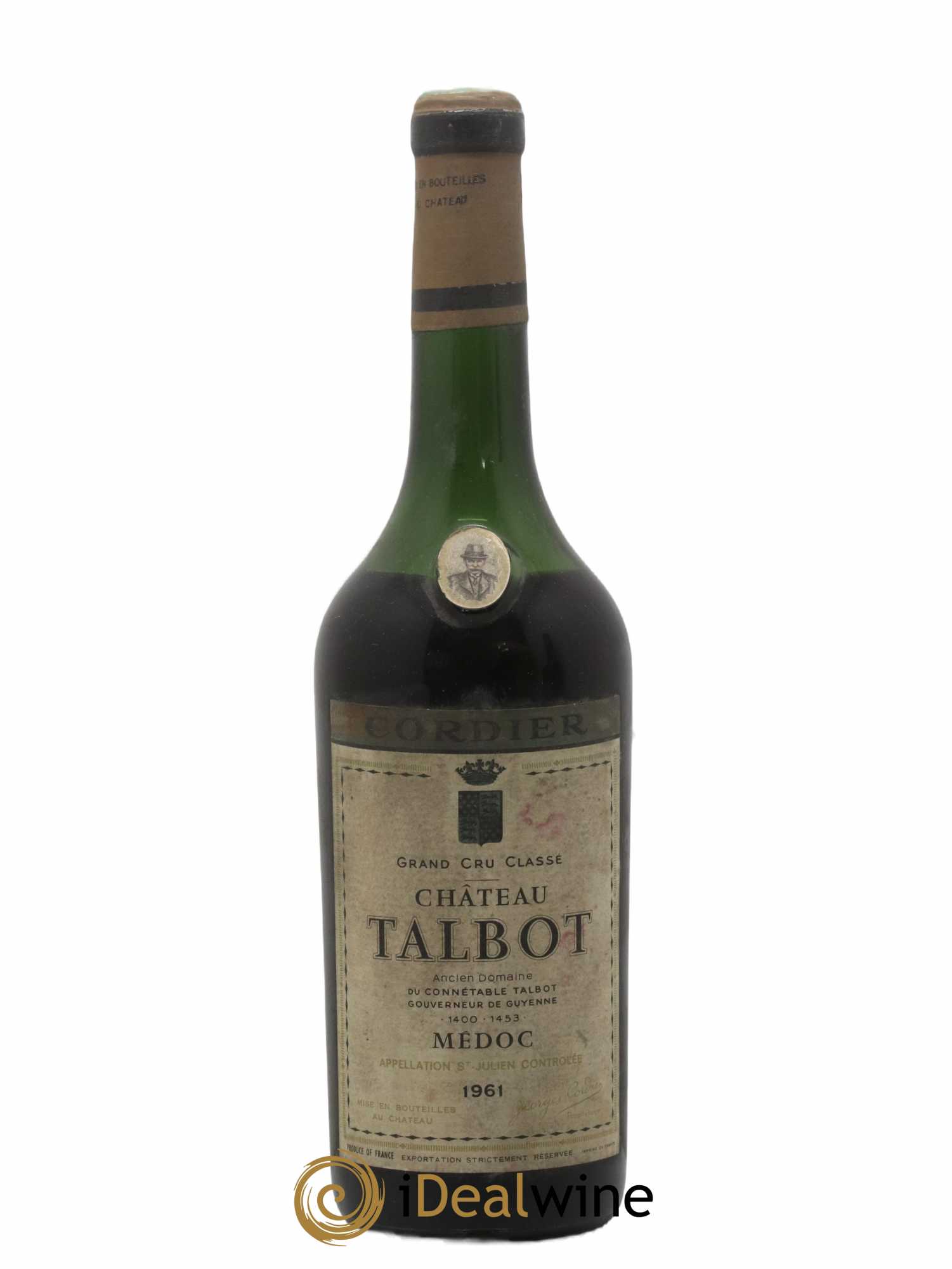 Château Talbot 4ème Grand Cru Classé 1961 - Lot of 1 bottle - 0