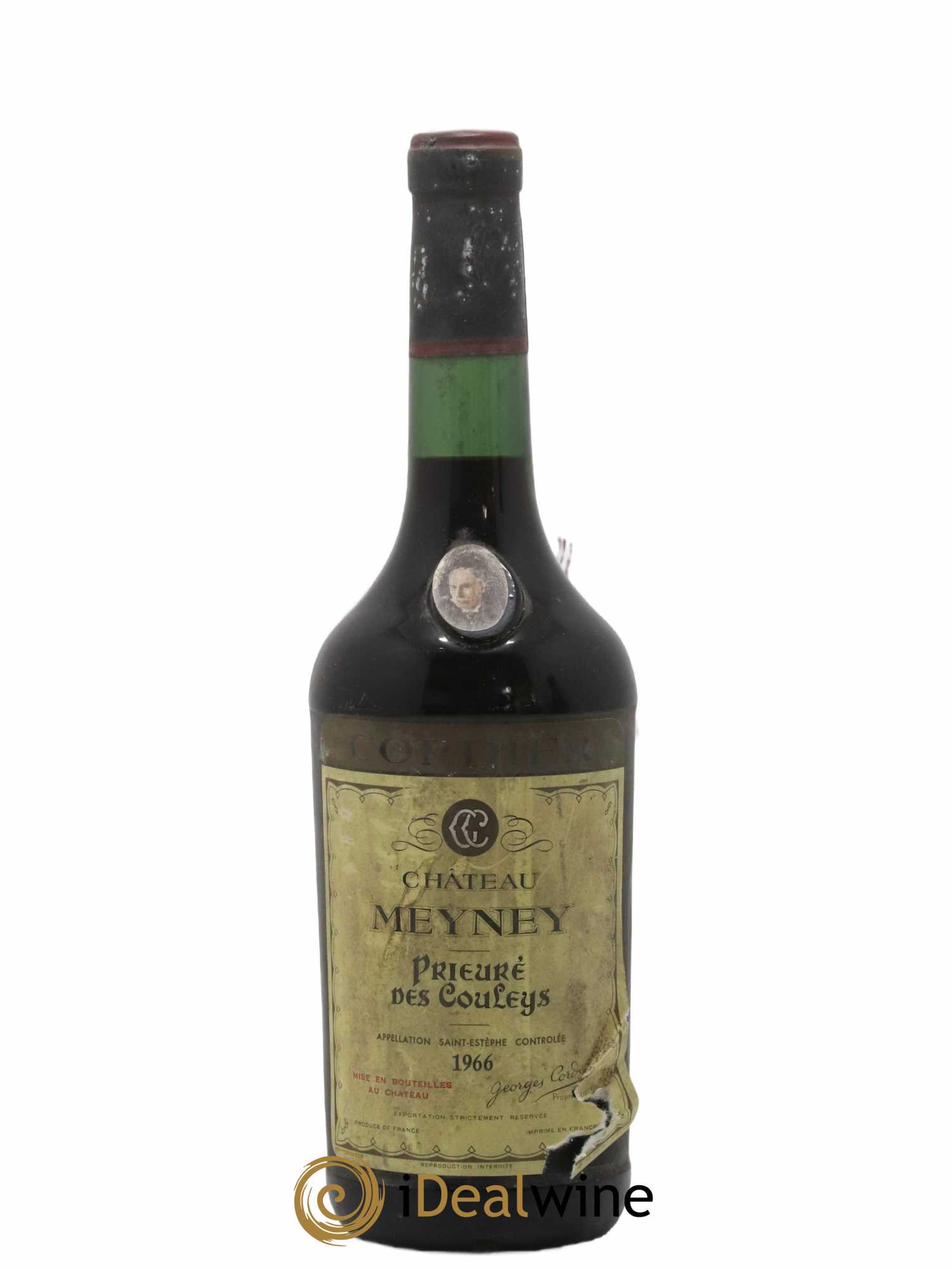 Saint-Estèphe Château Prieuré des Couleys de Meyney 1966 - Lot of 1 bottle - 0