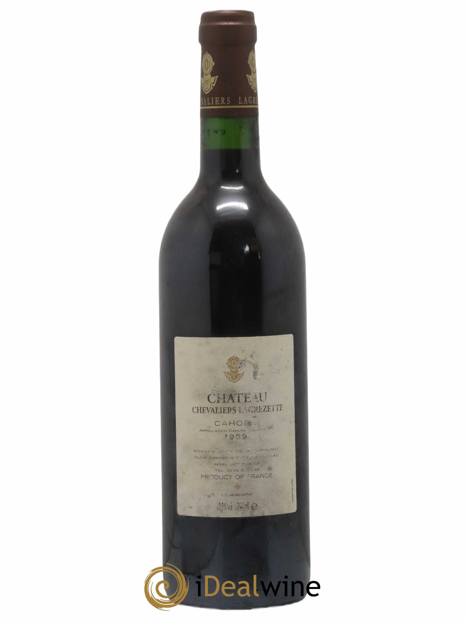 Cahors Château Chevalier La Grezette (no reserve) 1999 - Lot of 1 bottle - 1