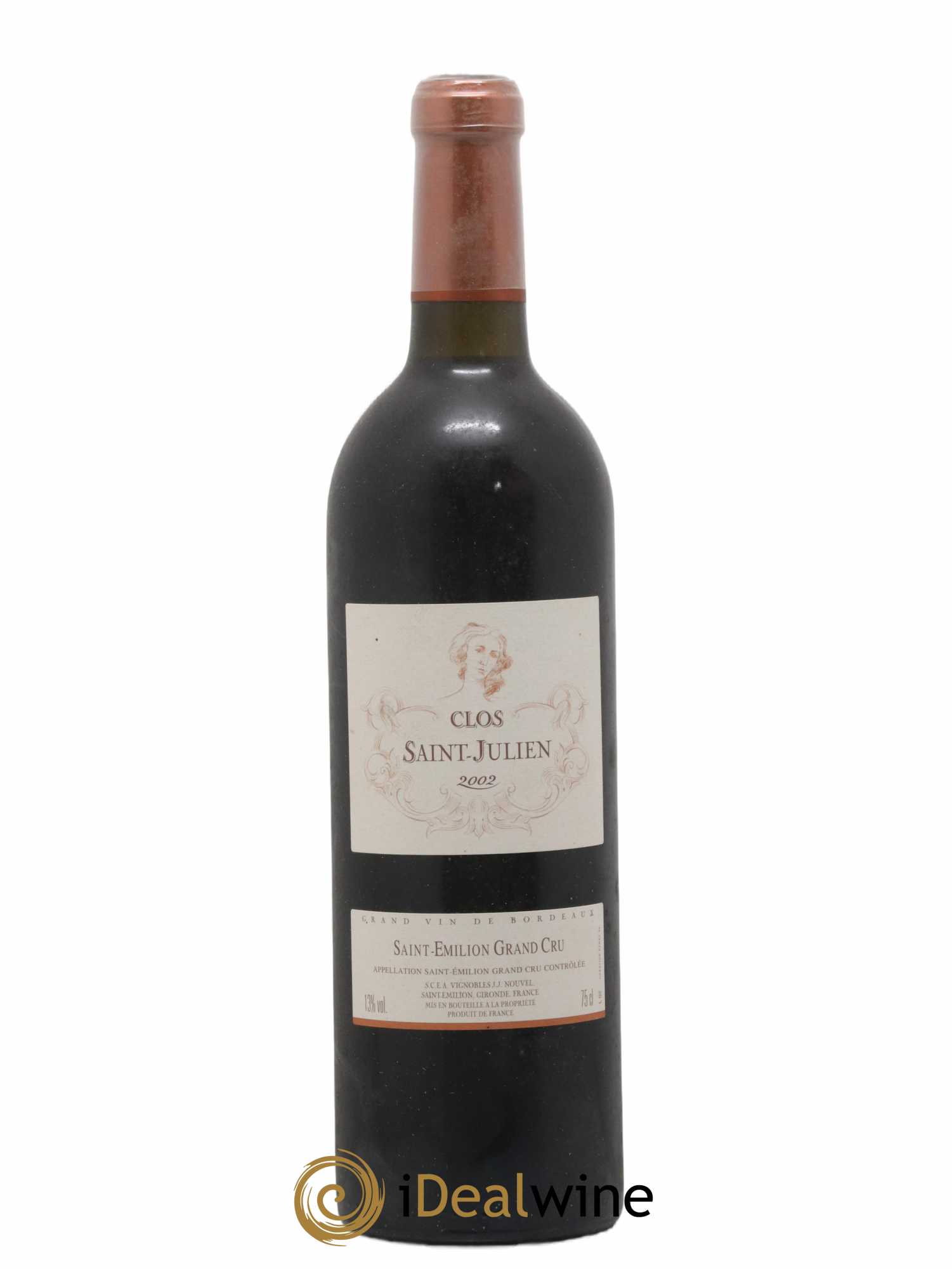 Saint-Émilion Grand Cru Clos Saint Julien 2002 - Lot de 1 bouteille - 0