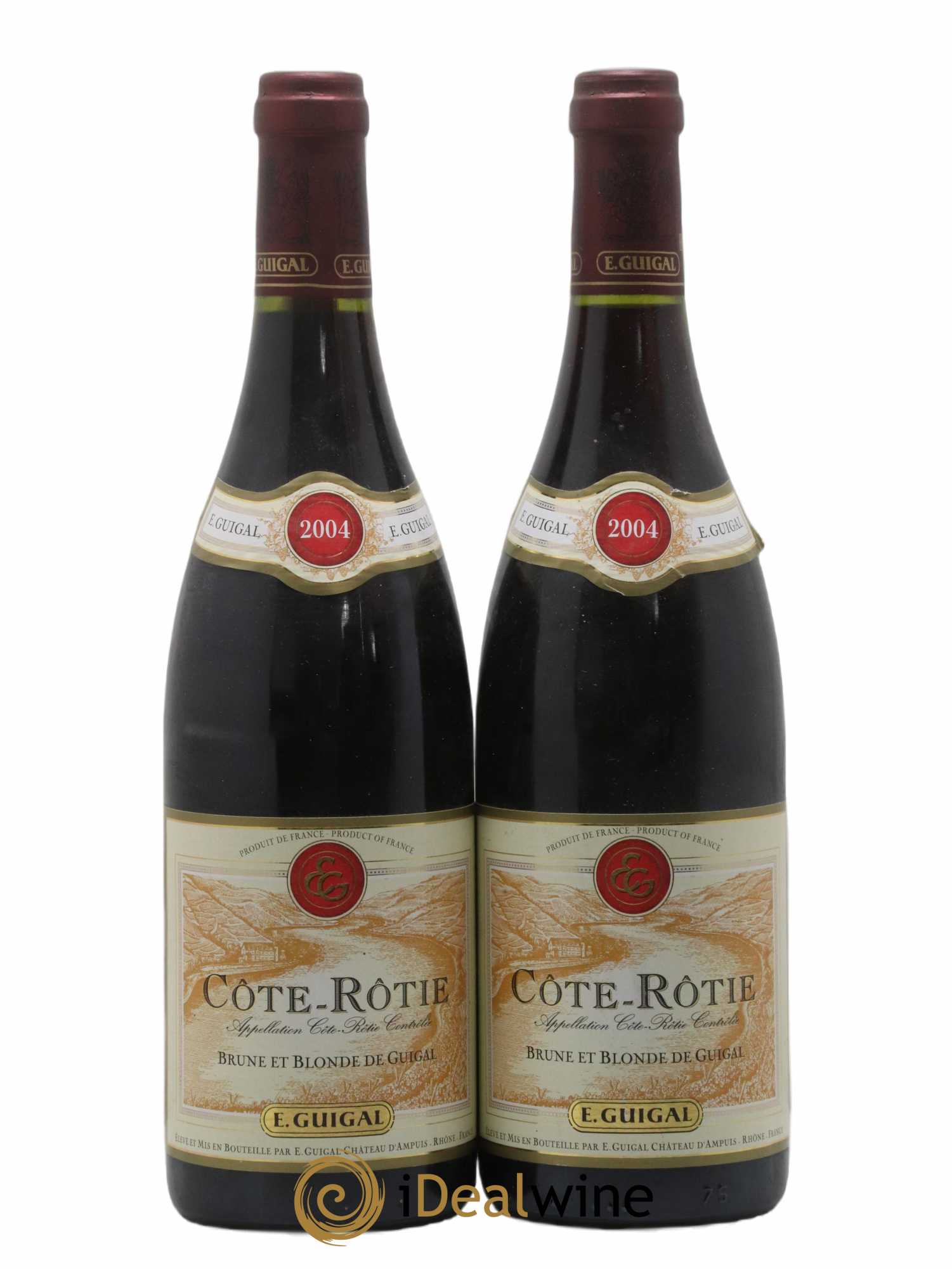 Côte-Rôtie Côtes Brune et Blonde Guigal 2004 - Lot de 2 bouteilles - 0