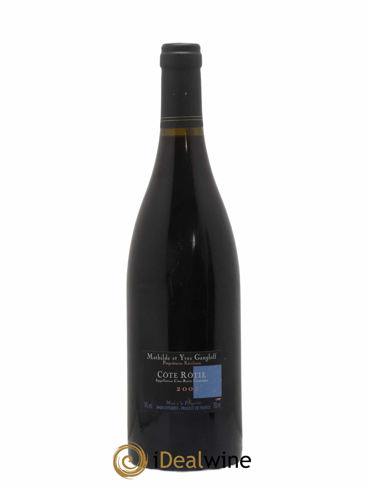 Côte-Rôtie La Barbarine Gangloff (Domaine) 2003 - Lot of 1 bottle - 1