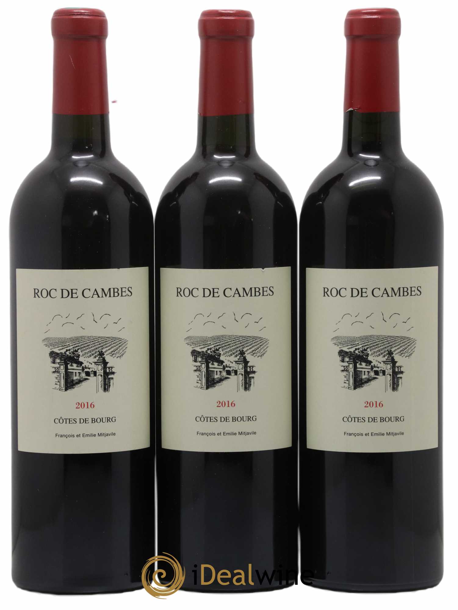 Roc de Cambes 2016 - Posten von 3 Flaschen - 0