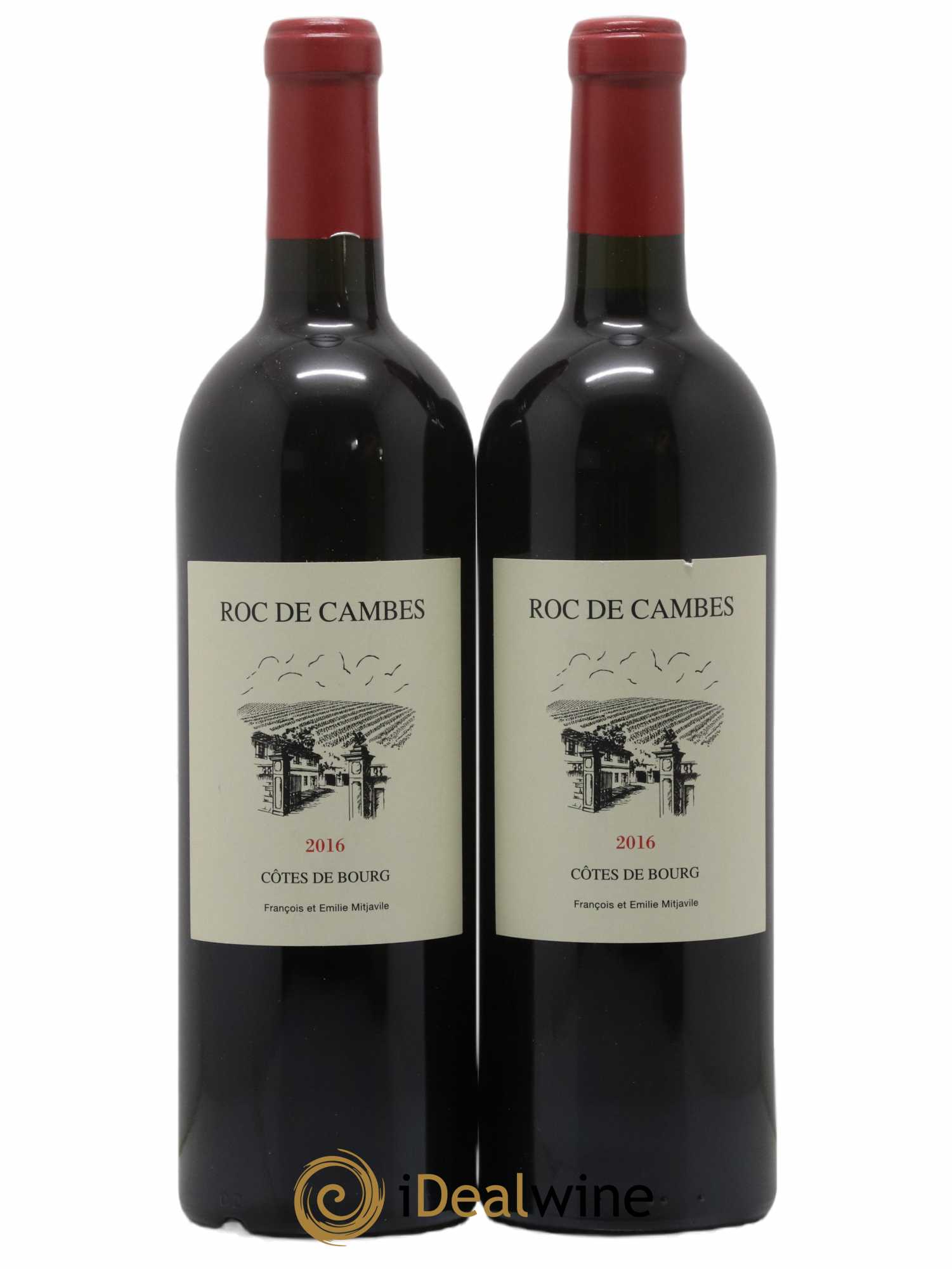 Roc de Cambes 2016 - Lot of 2 bottles - 0