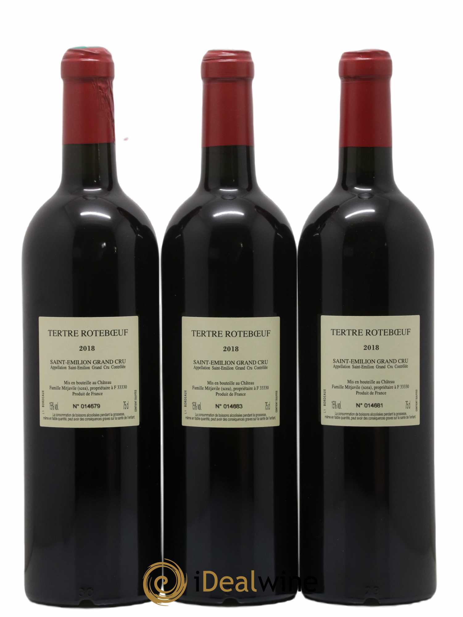 Château Tertre Roteboeuf 2018 - Posten von 3 Flaschen - 1