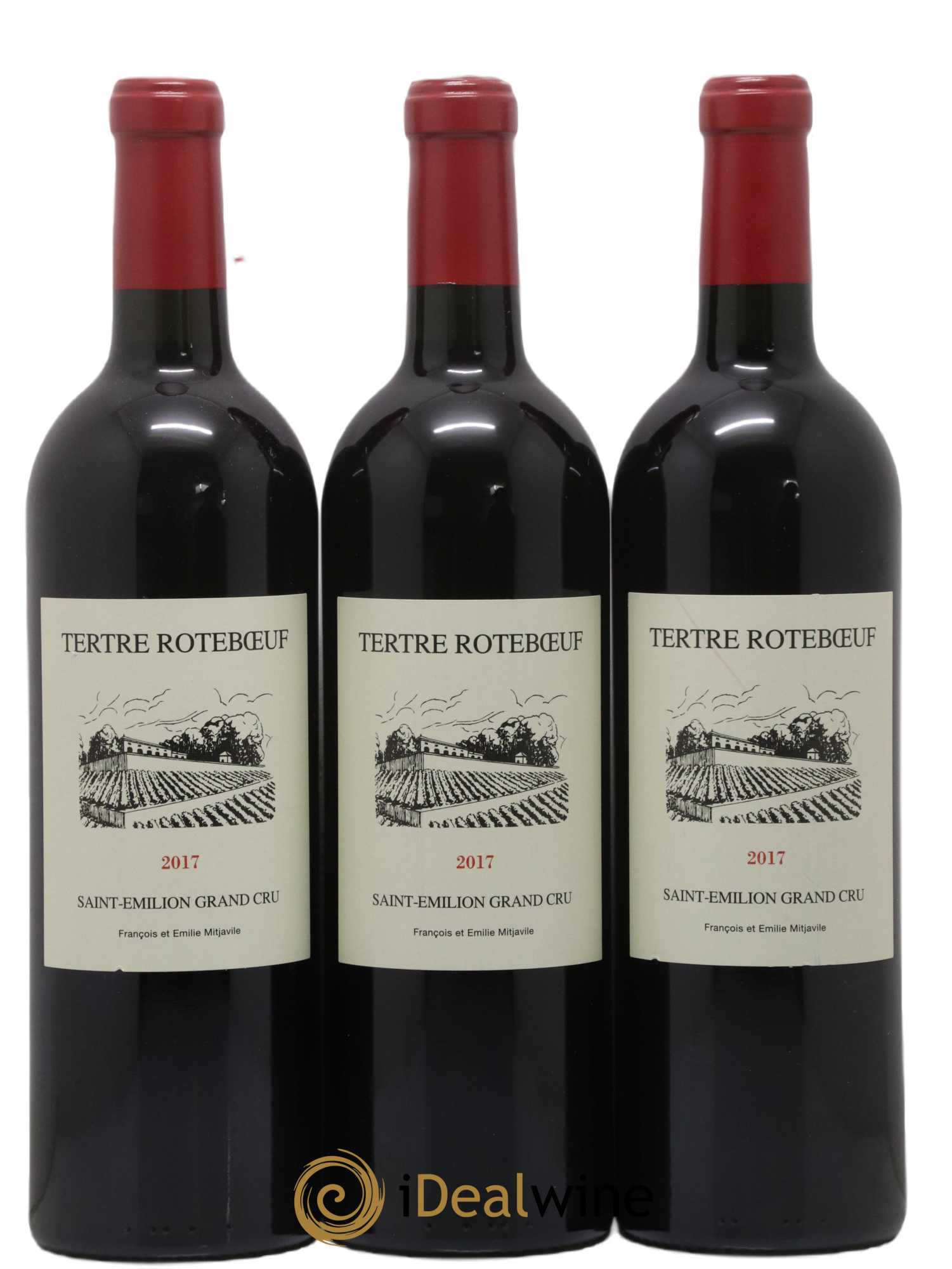 Château Tertre Roteboeuf 2017 - Lot de 3 bouteilles - 0