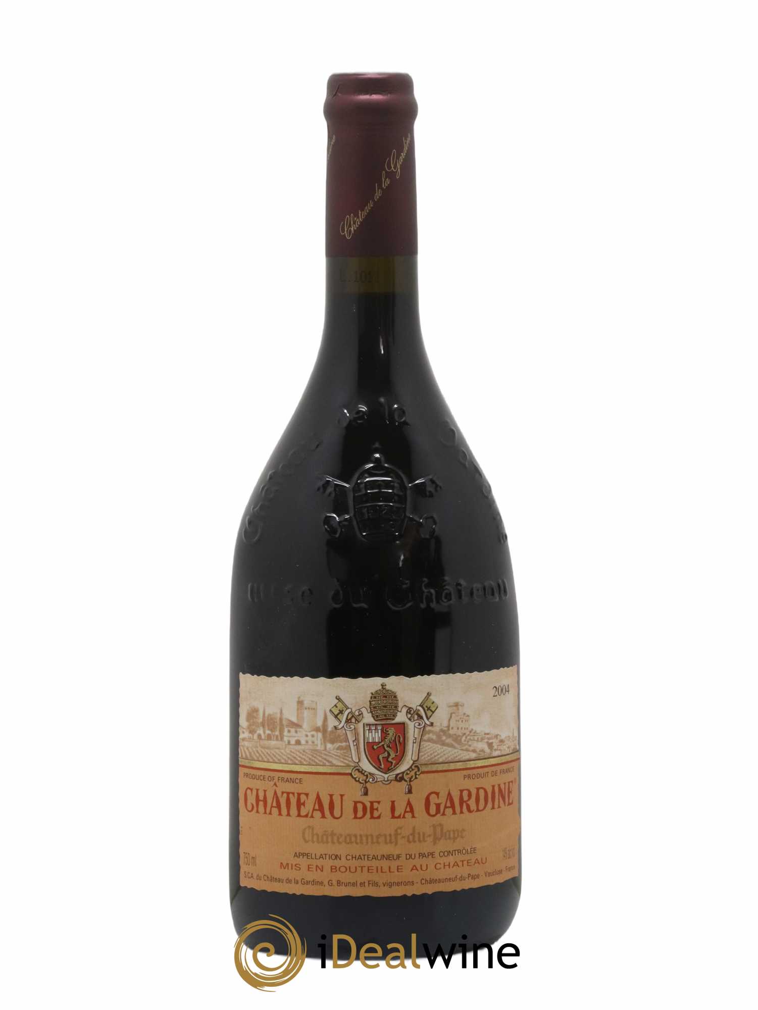 Châteauneuf-du-Pape Château de La Gardine Famille Brunel (sans prix de réserve) 2004 - Lot de 1 bouteille - 0