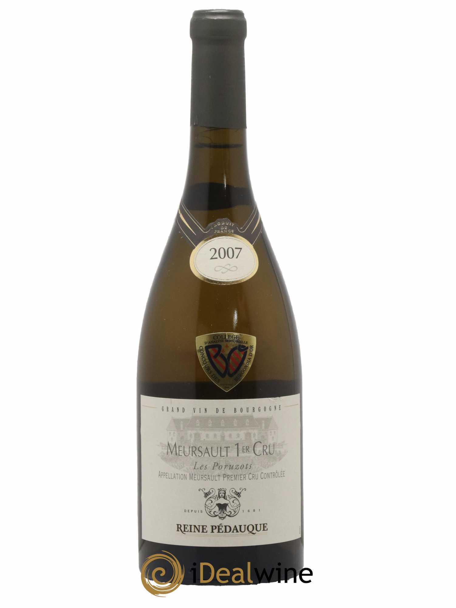 Meursault 1er Cru Les Poruzots Reine Pédauque (sans prix de réserve) 2007 - Lot de 1 bouteille - 0