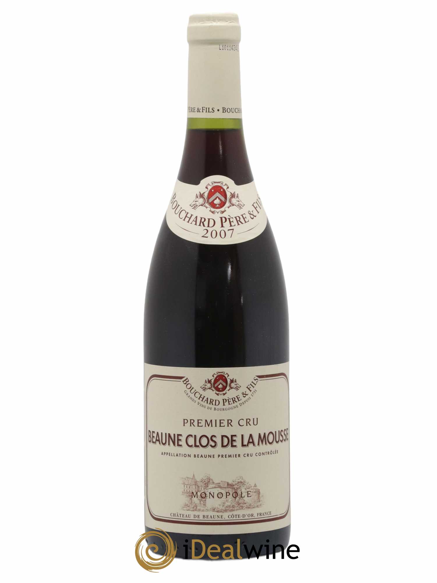 Beaune 1er Cru Clos de la Mousse Bouchard Père & Fils (sans prix de réserve) 2007 - Lot de 1 bouteille - 0
