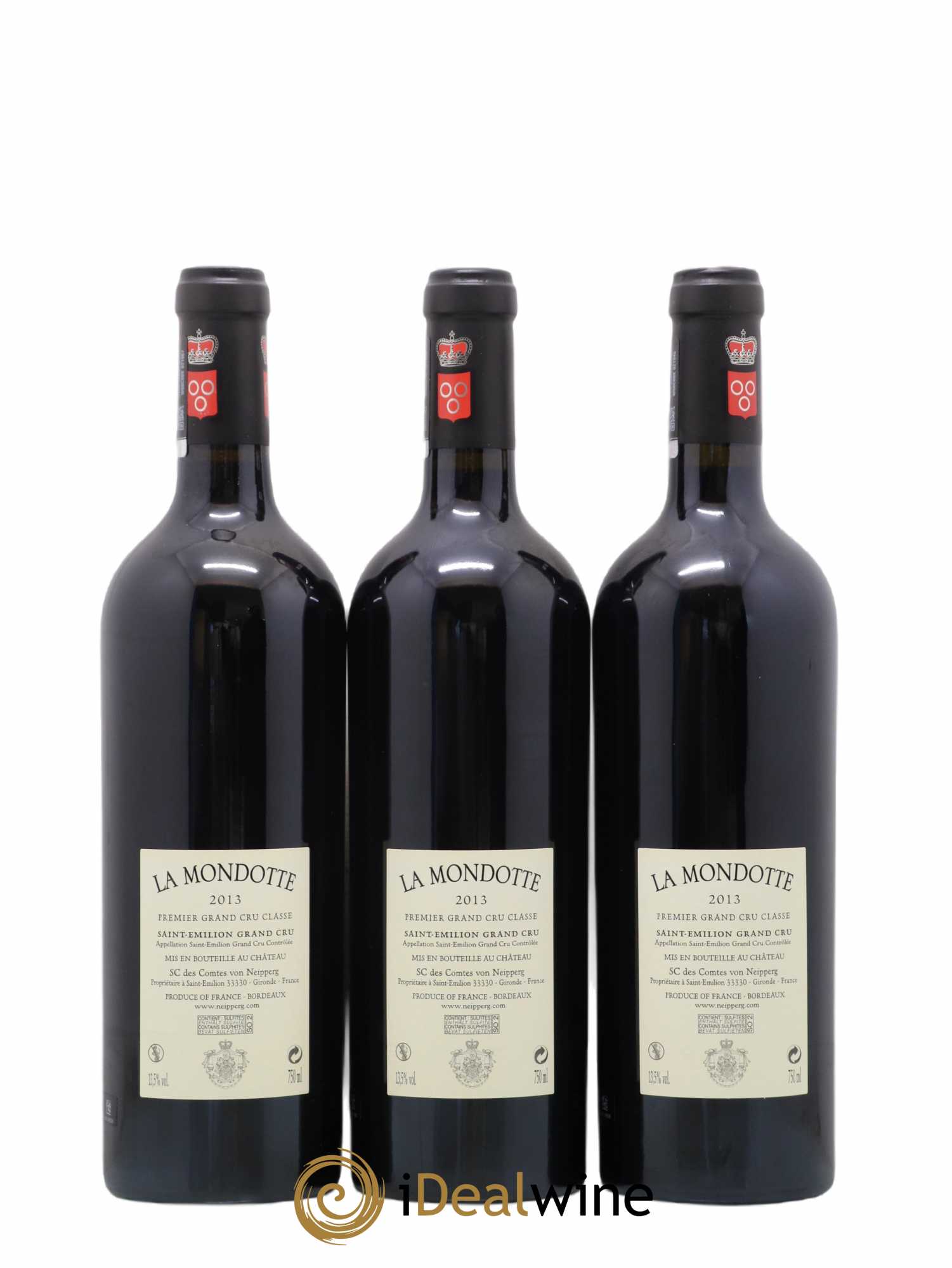 La Mondotte 1er Grand Cru Classé B depuis 2012 2013 - Lot de 6 bouteilles - 2