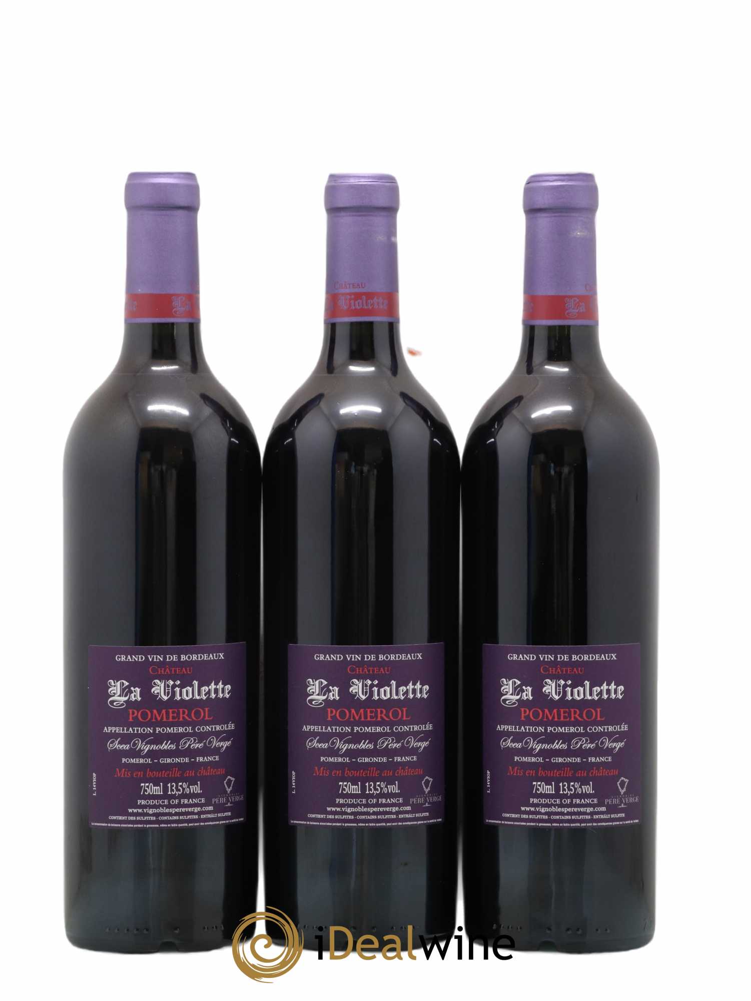 Château la Violette 2014 - Lot de 3 bouteilles - 1