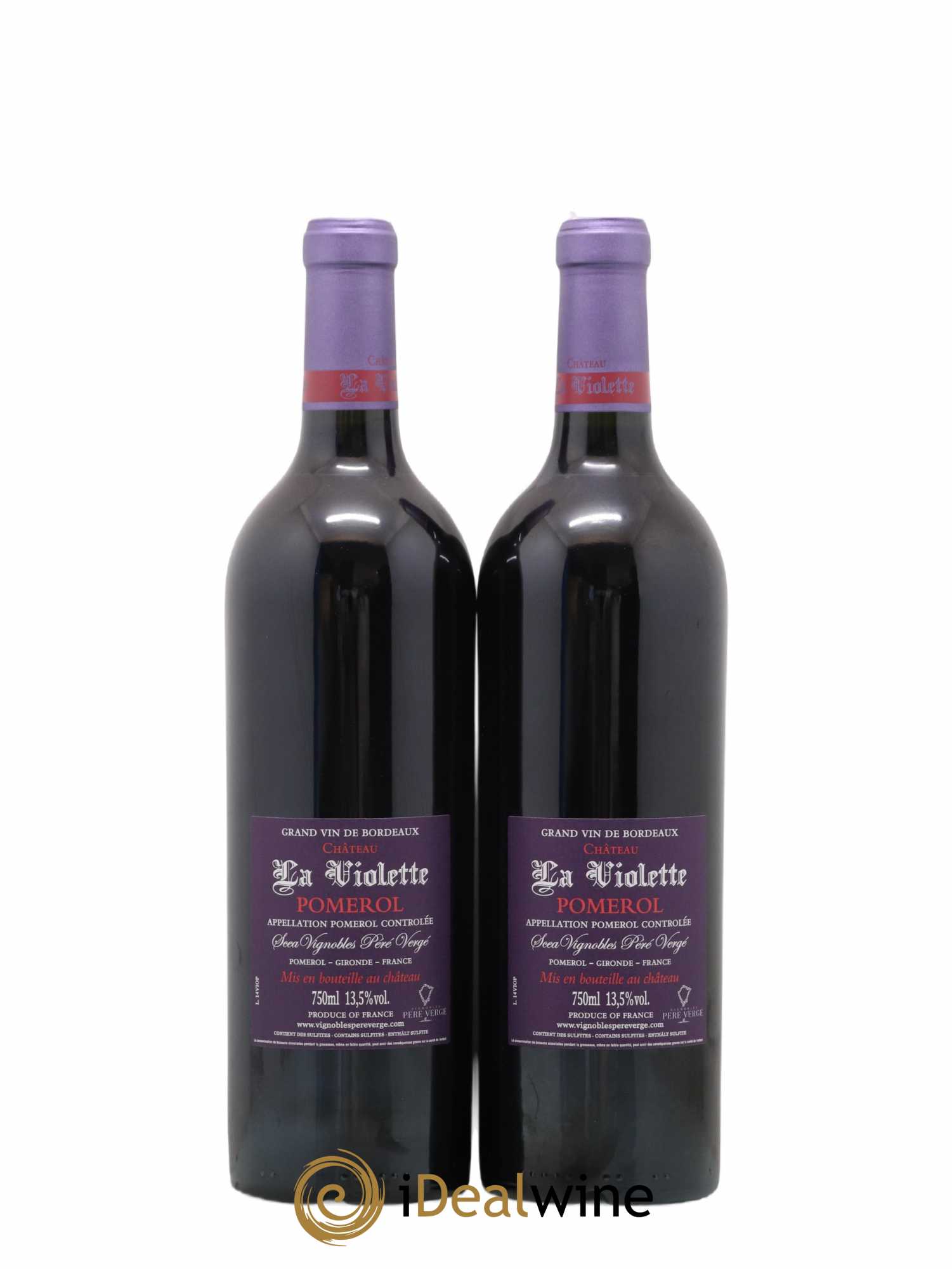 Château la Violette 2014 - Lot de 2 bouteilles - 1
