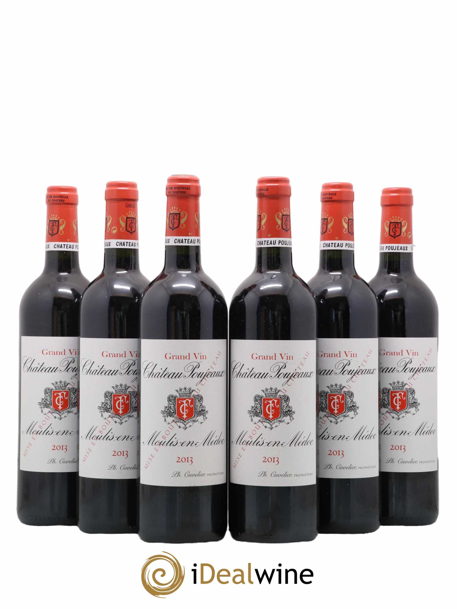 Château Poujeaux 2013 - Lot de 6 bouteilles - 0
