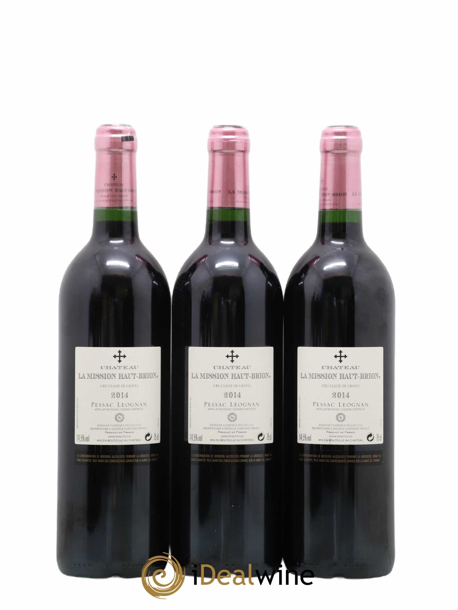 Château la Mission Haut-Brion Cru Classé de Graves 2014 - Lot of 6 bottles - 2