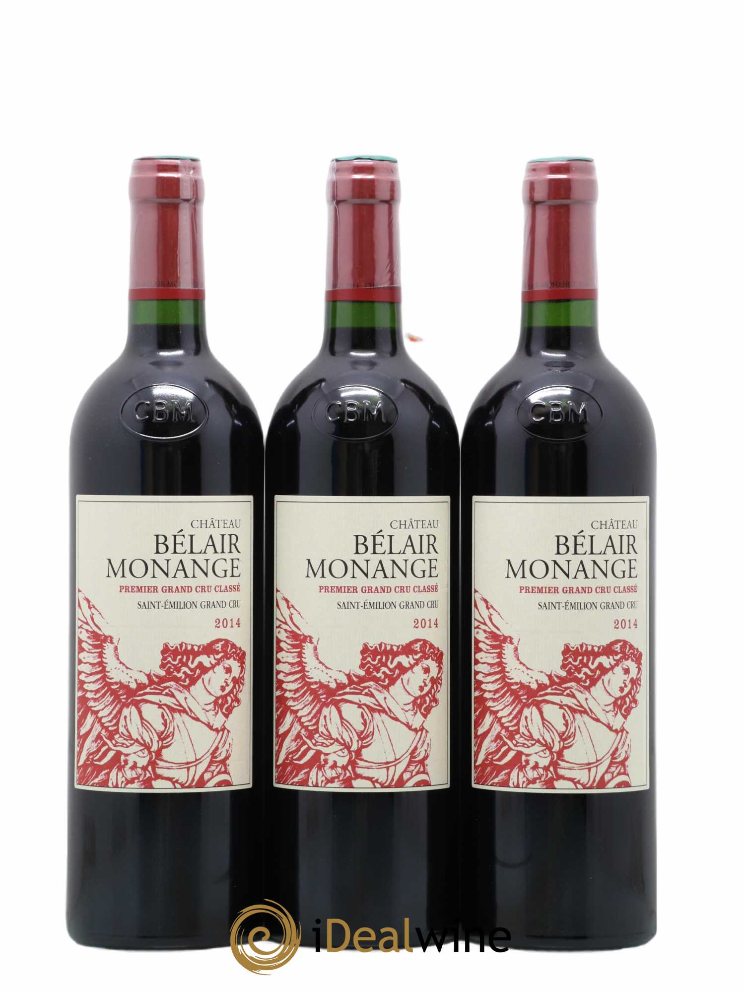 Château Belair (Belair-Monange) 1er Grand Cru Classé B 2014 - Posten von 6 Flaschen - 1