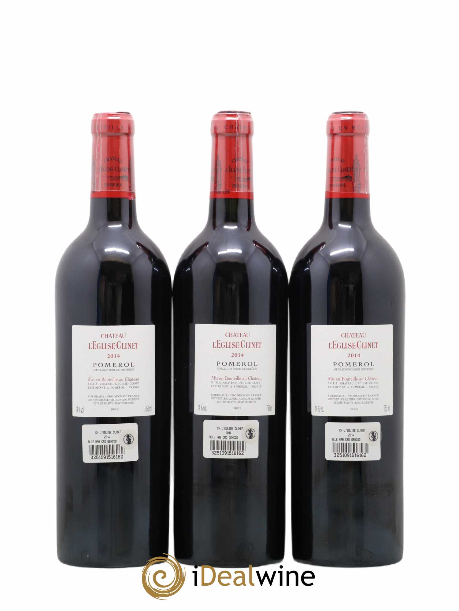 Château l' Église Clinet 2014 - Lot de 6 bouteilles - 2