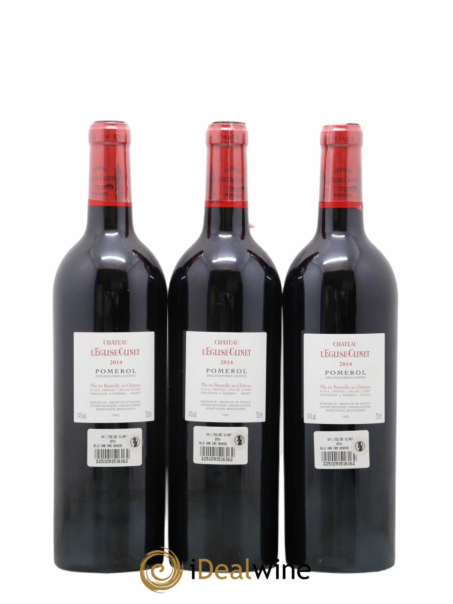 Château l' Église Clinet 2014 - Lot de 6 bouteilles - 4