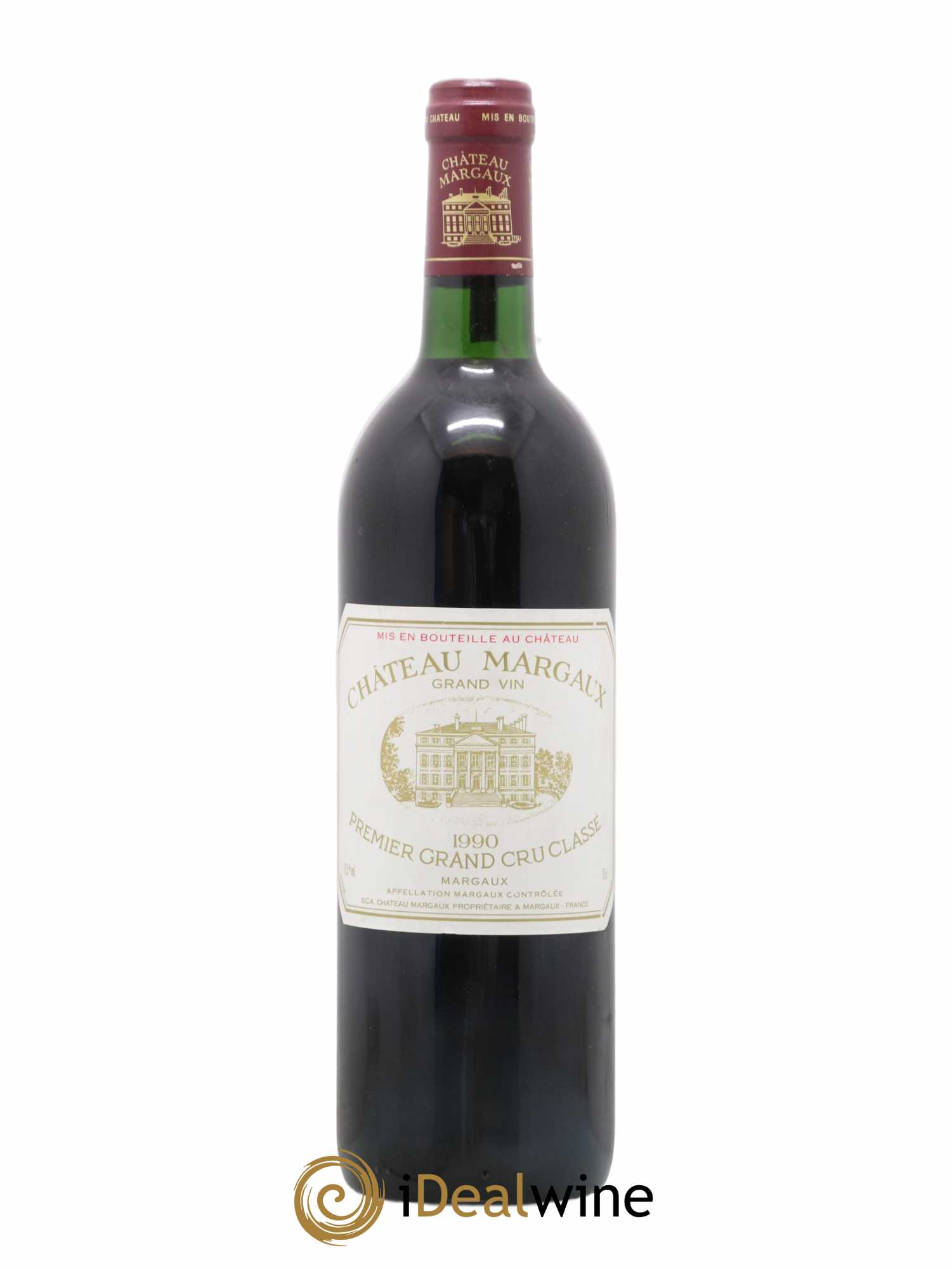 Château Margaux 1er Grand Cru Classé 1990 - Lot de 1 bouteille - 0