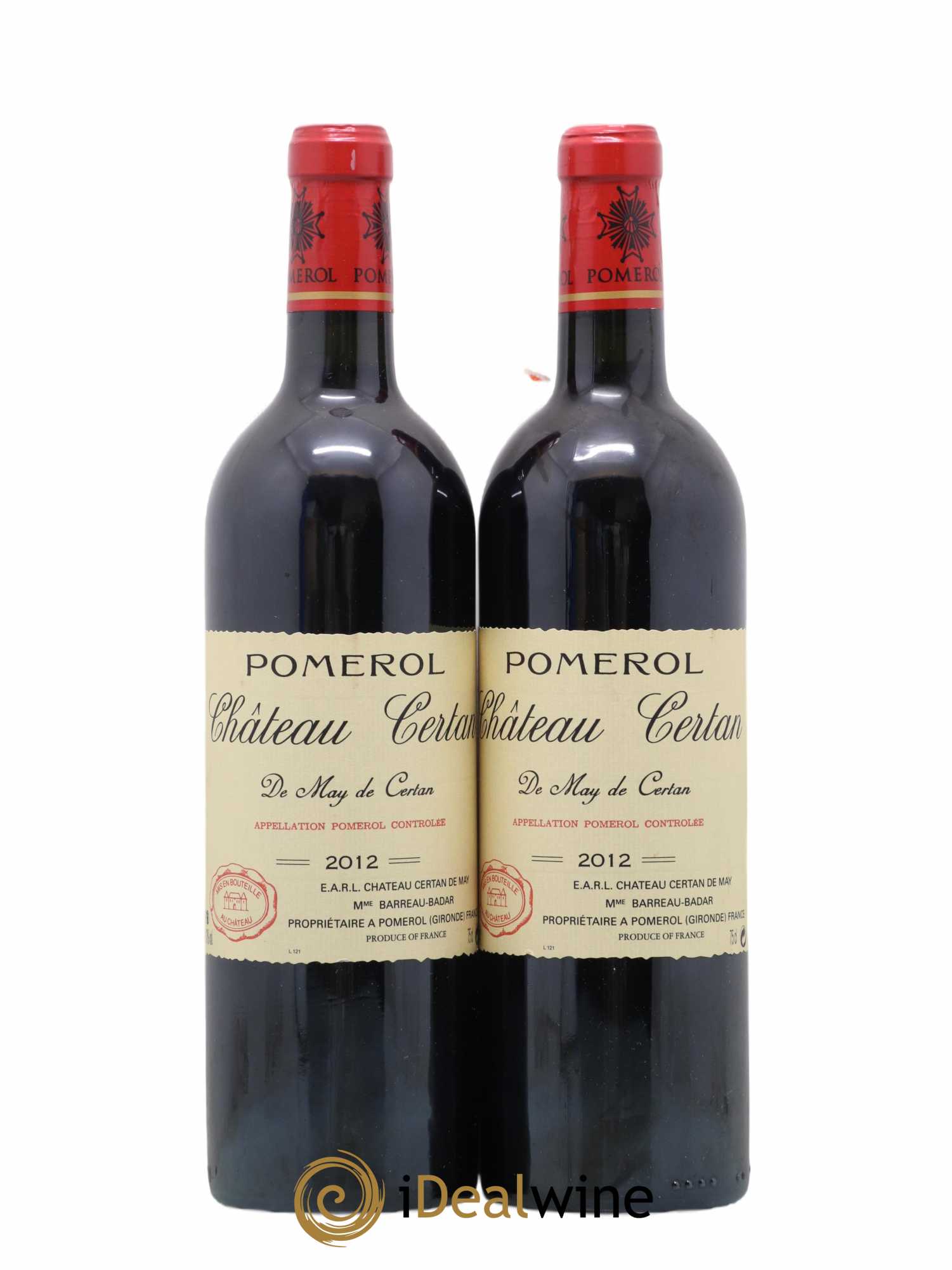Château Certan de May 2012 - Lot de 2 bouteilles - 0