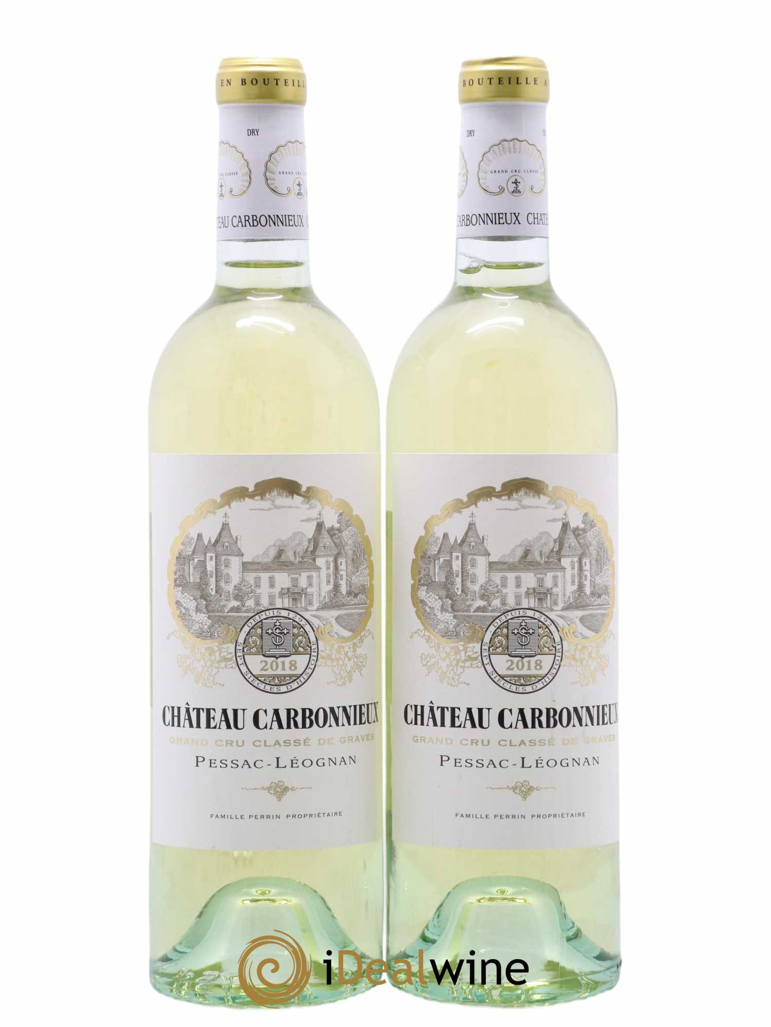 Château Carbonnieux Cru Classé de Graves 2018 - Lot de 2 bouteilles - 0