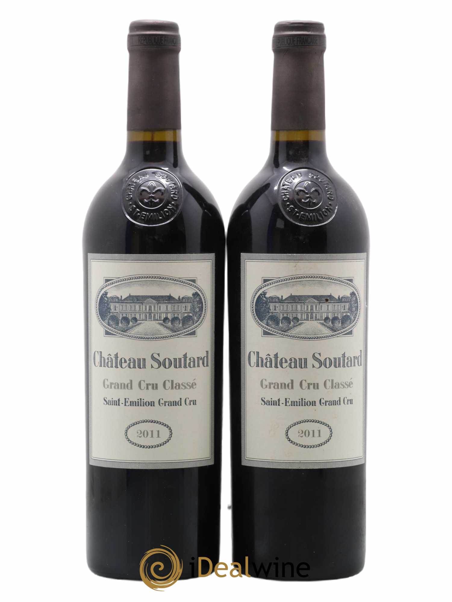 Château Soutard Grand Cru Classé (sans prix de réserve) 2011 - Lot de 2 bouteilles - 0