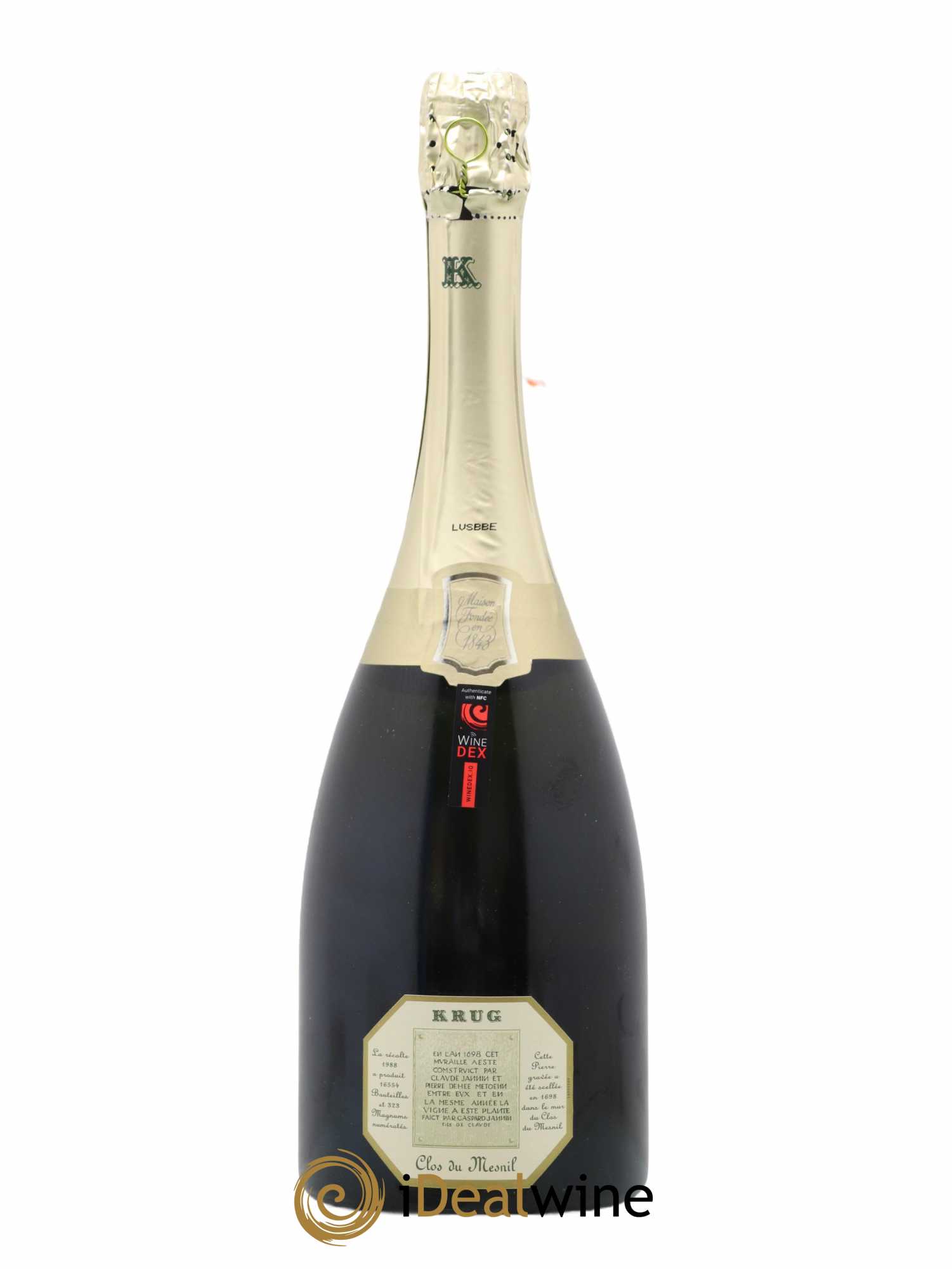 Clos du Mesnil Krug 1988 - Lotto di 1 bottiglia - 1