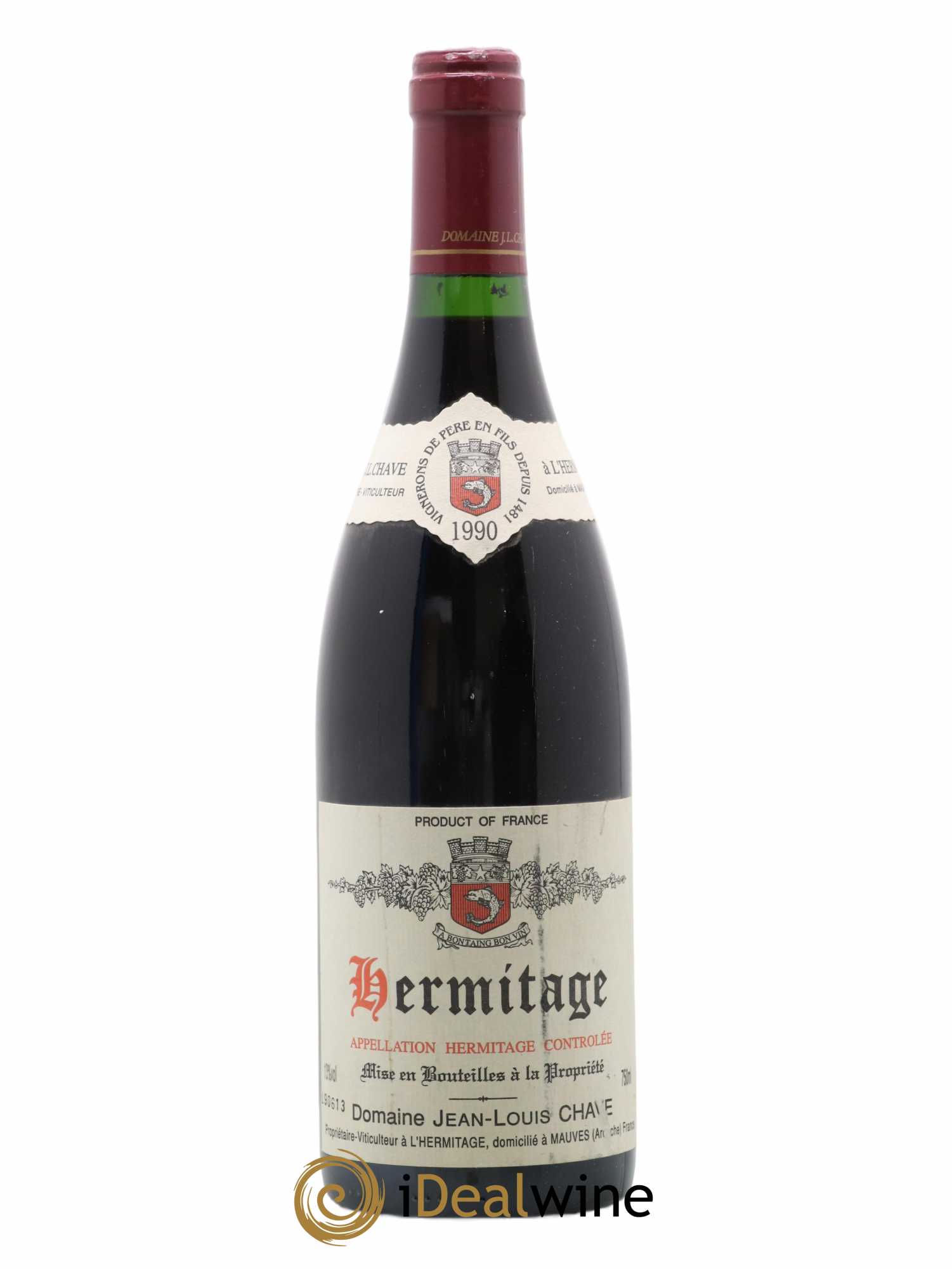 Hermitage Jean-Louis Chave 1990 - Lot of 1 bottle - 0