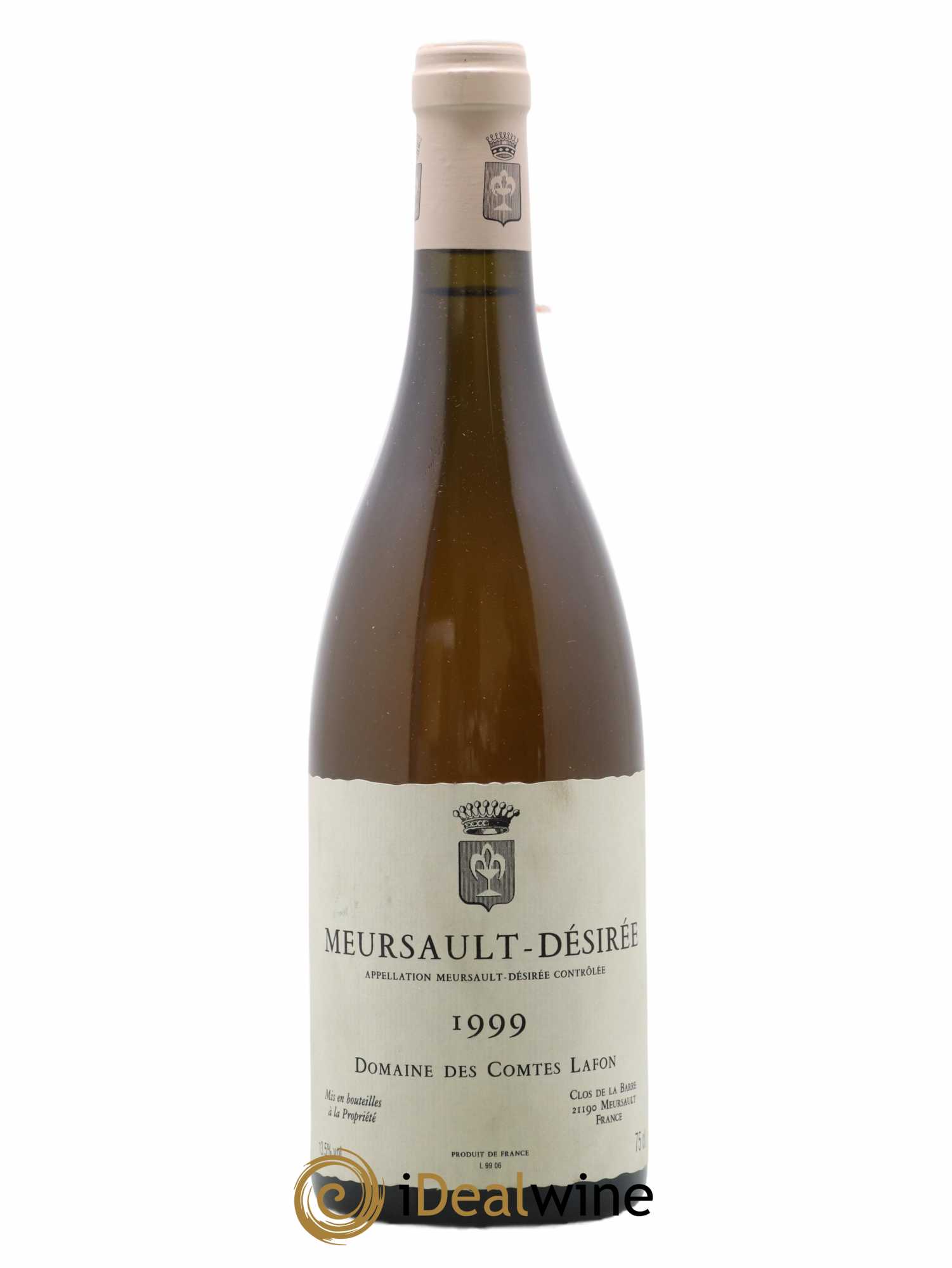 Meursault Désirée Comtes Lafon (Domaine des) 1999 - Lot de 1 bouteille - 0