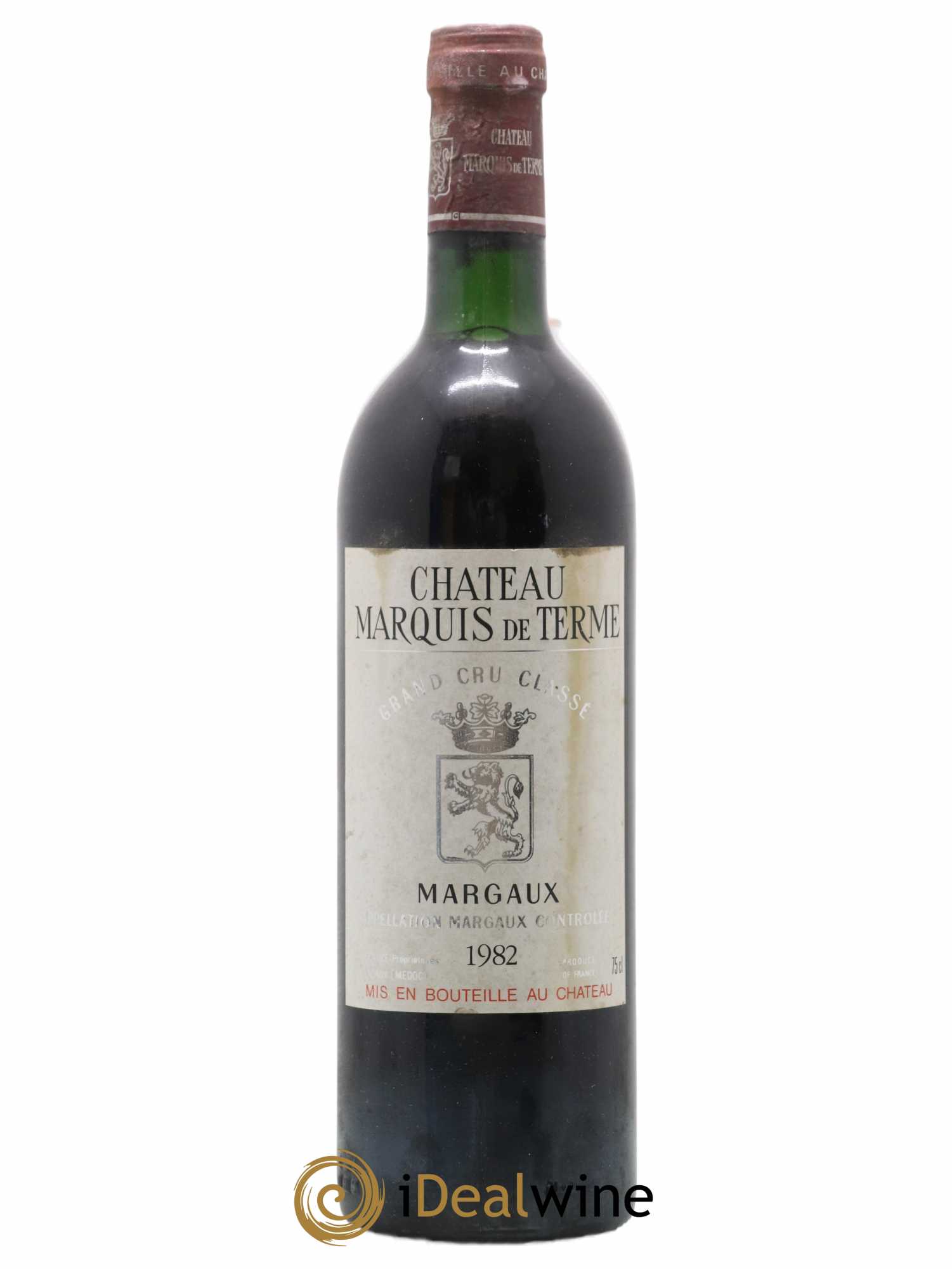Château Marquis de Terme 4ème Grand Cru Classé 1982 - Lot of 1 bottle - 0