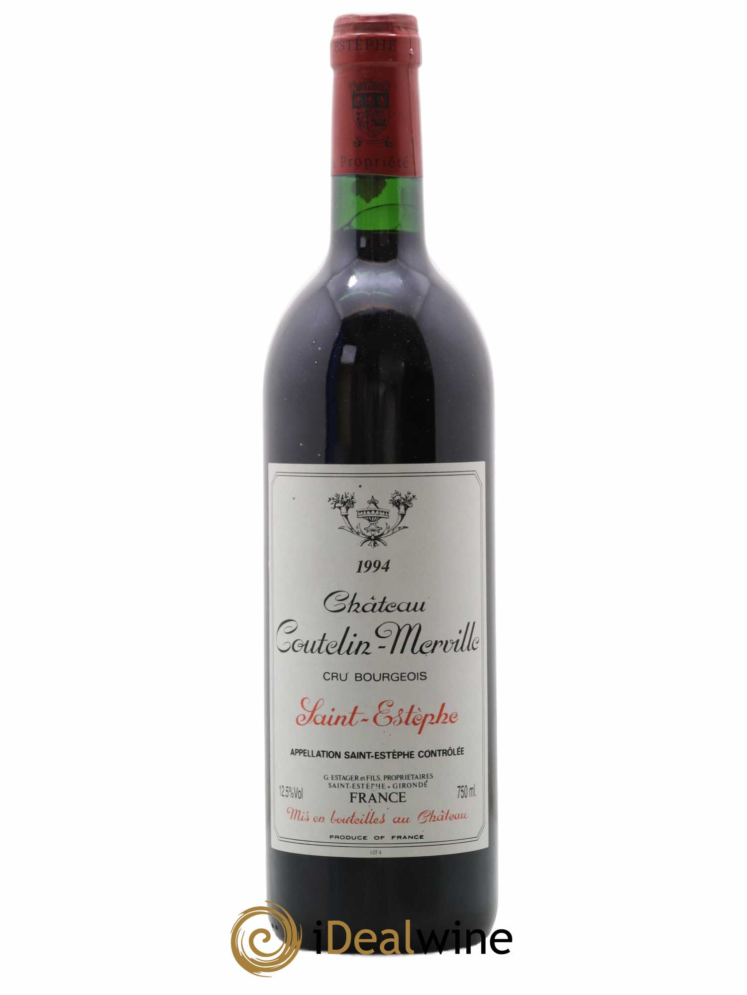 Château Coutelin-Merville Cru Bourgeois 1994 - Lot of 1 bottle - 0