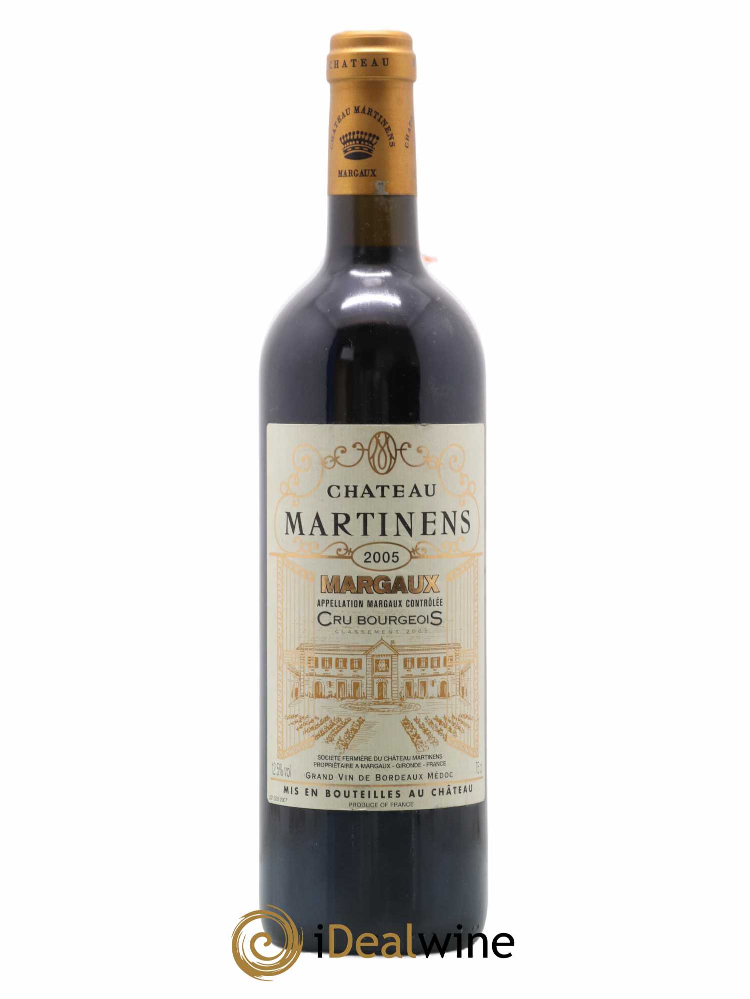 Château Martinens Cru Bourgeois 2005 - Lot de 1 bouteille - 0