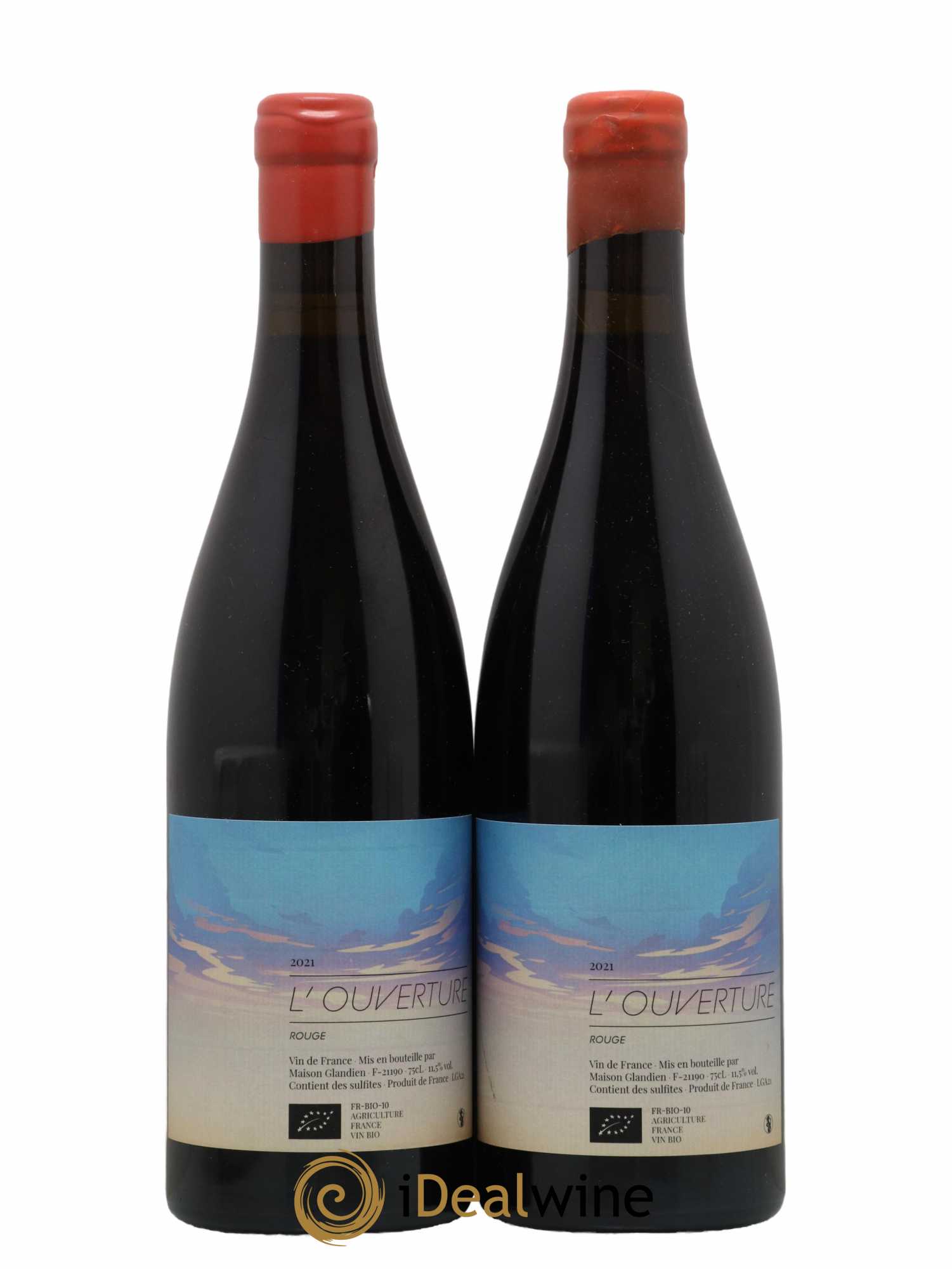 Vin de France L'Ouverture Maison Glandien 2021 - Lot de 2 bouteilles - 0