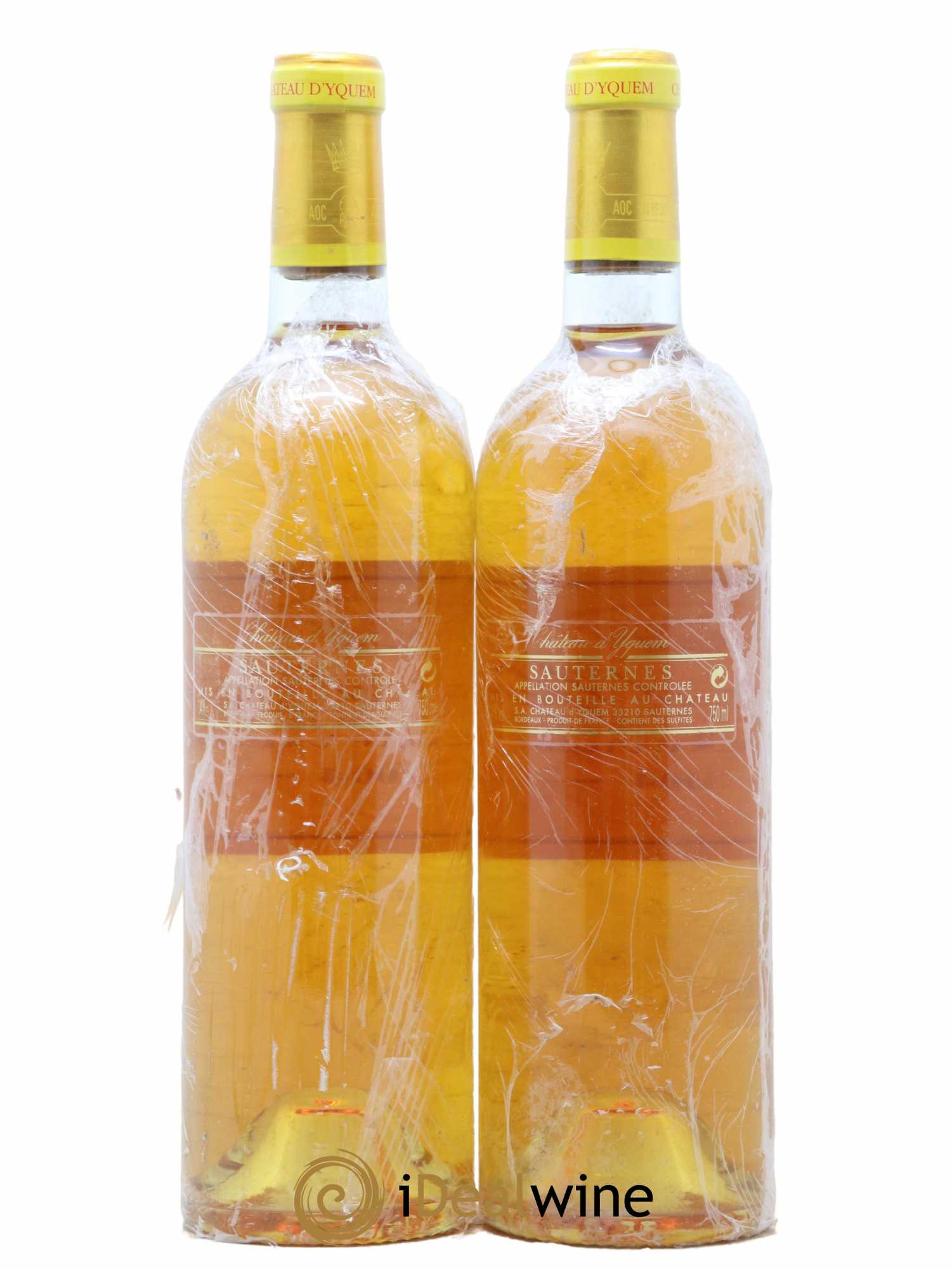 Château d' Yquem 1er Cru Classé Supérieur 2004 - Lot de 2 bouteilles - 1