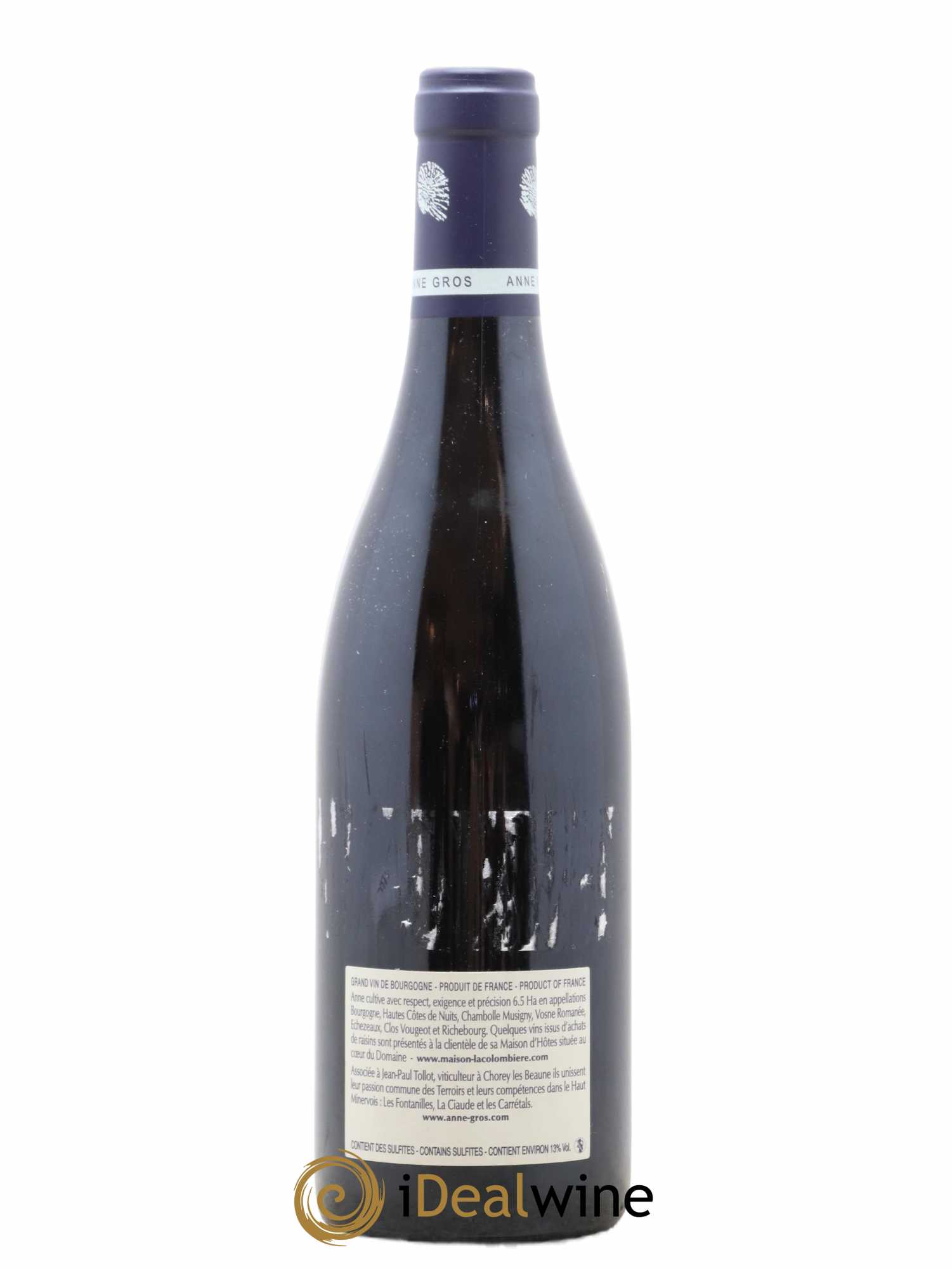 Clos de Vougeot Grand Cru Le Grand Maupertui Anne Gros 2014 - Lot of 1 bottle - 1