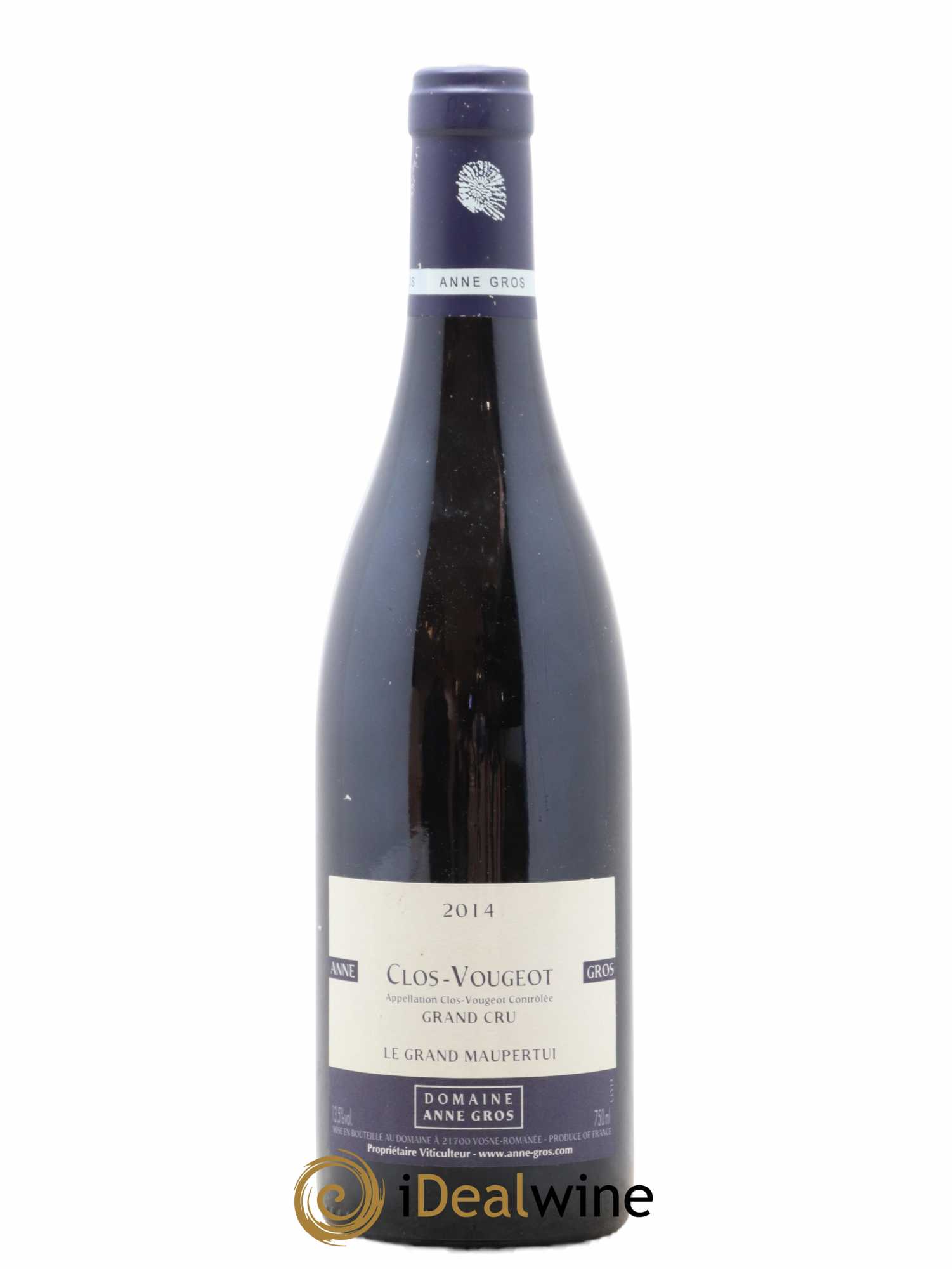 Clos de Vougeot Grand Cru Le Grand Maupertui Anne Gros 2014 - Lot of 1 bottle - 0