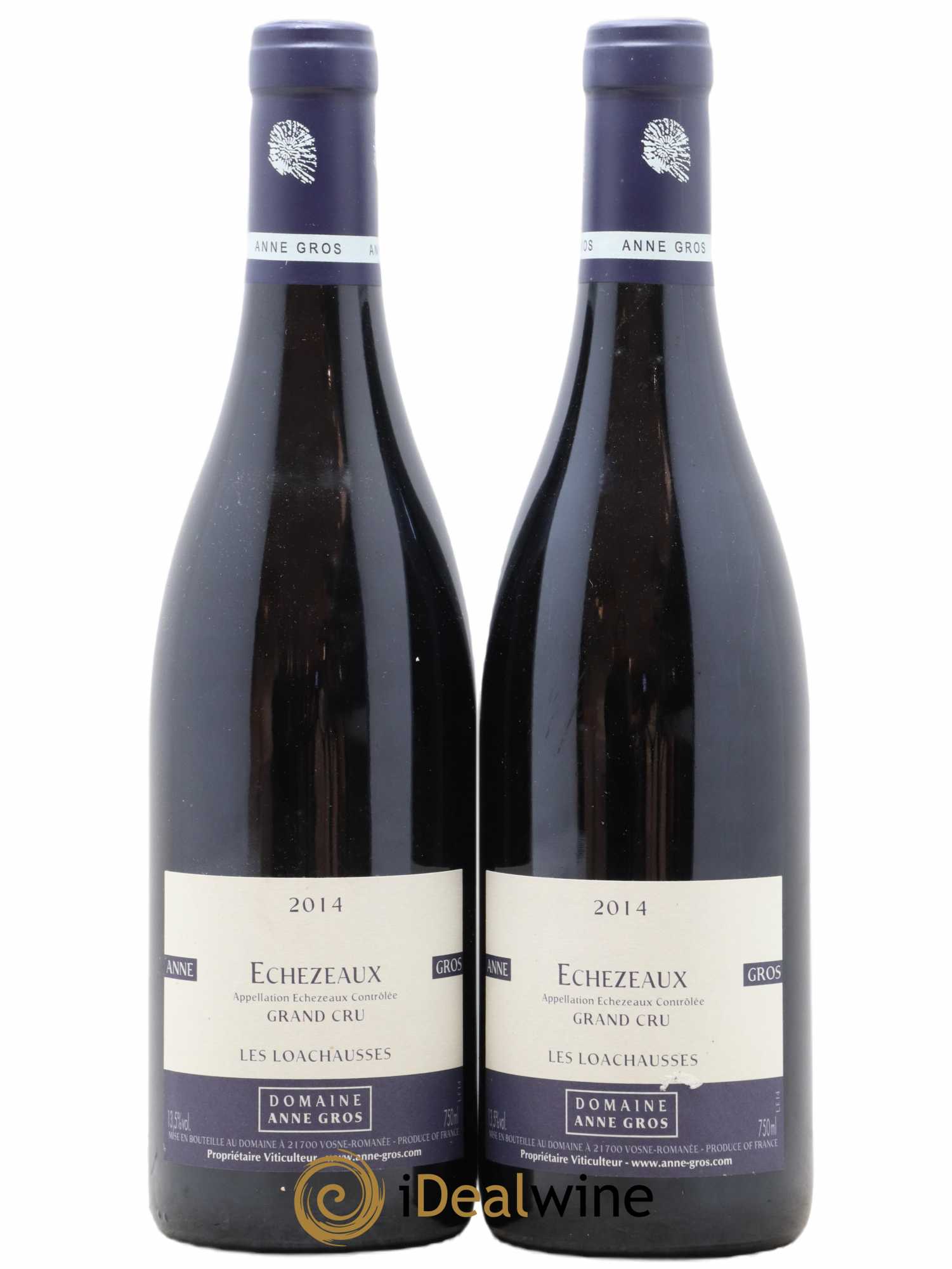 Echezeaux Grand Cru Les Loachausses Anne Gros 2014 - Lot de 2 bouteilles - 0
