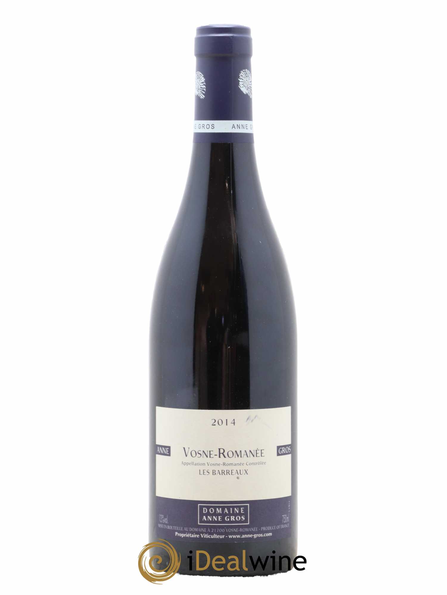 Vosne-Romanée Les Barreaux Anne Gros 2014 - Lot of 1 bottle - 0