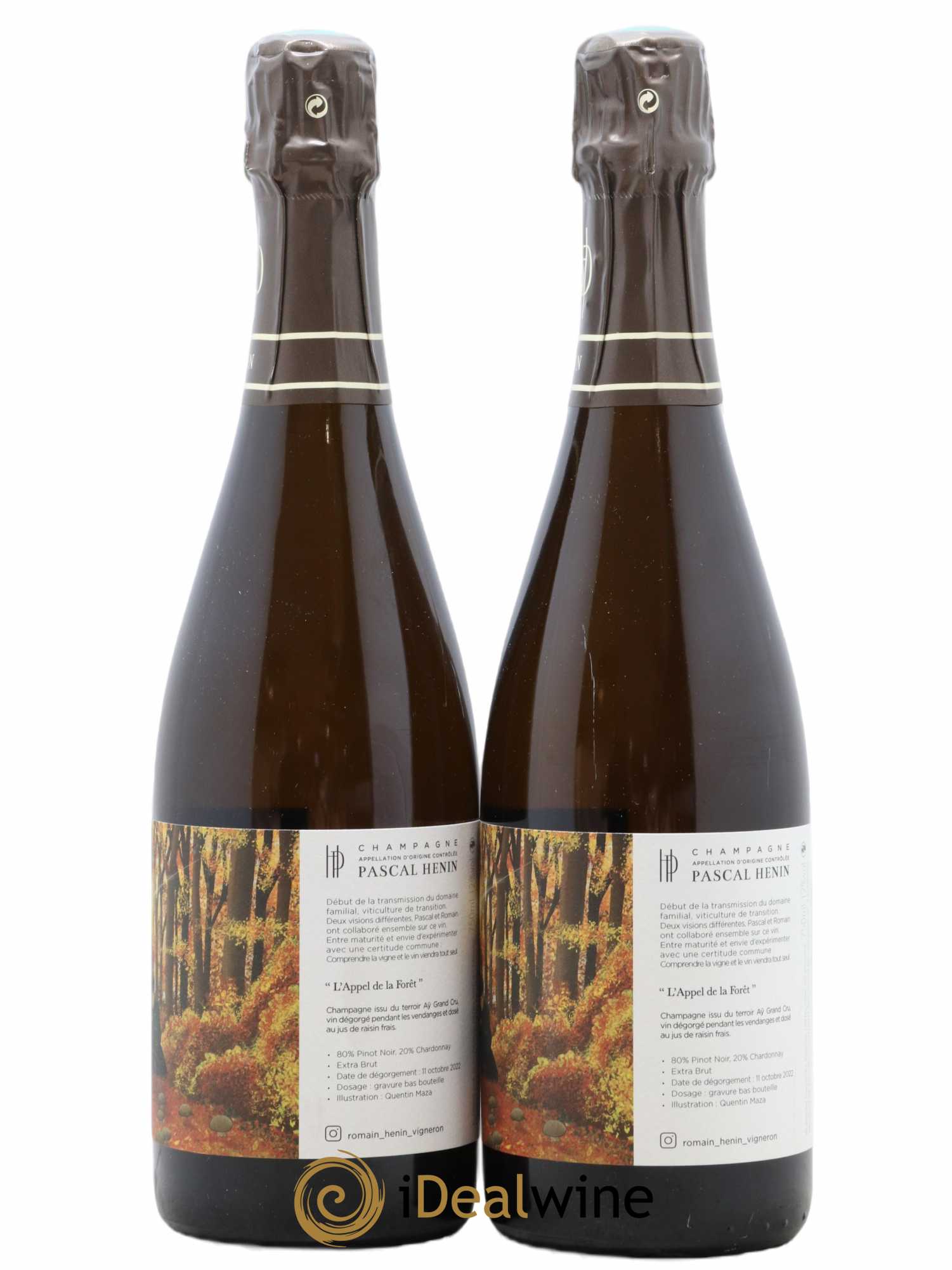 L'Appel de la Fôret Romain Henin - Lot de 2 bouteilles - 1